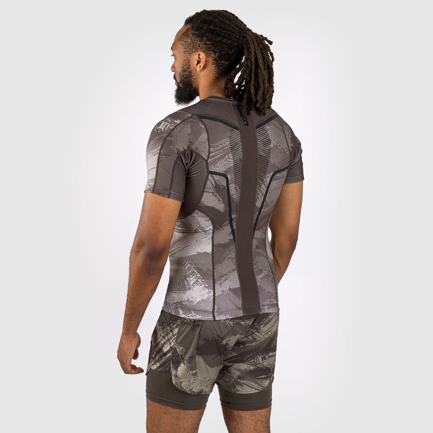 Venum Electron 3.0 Short Sleeve Rashguard - Sand