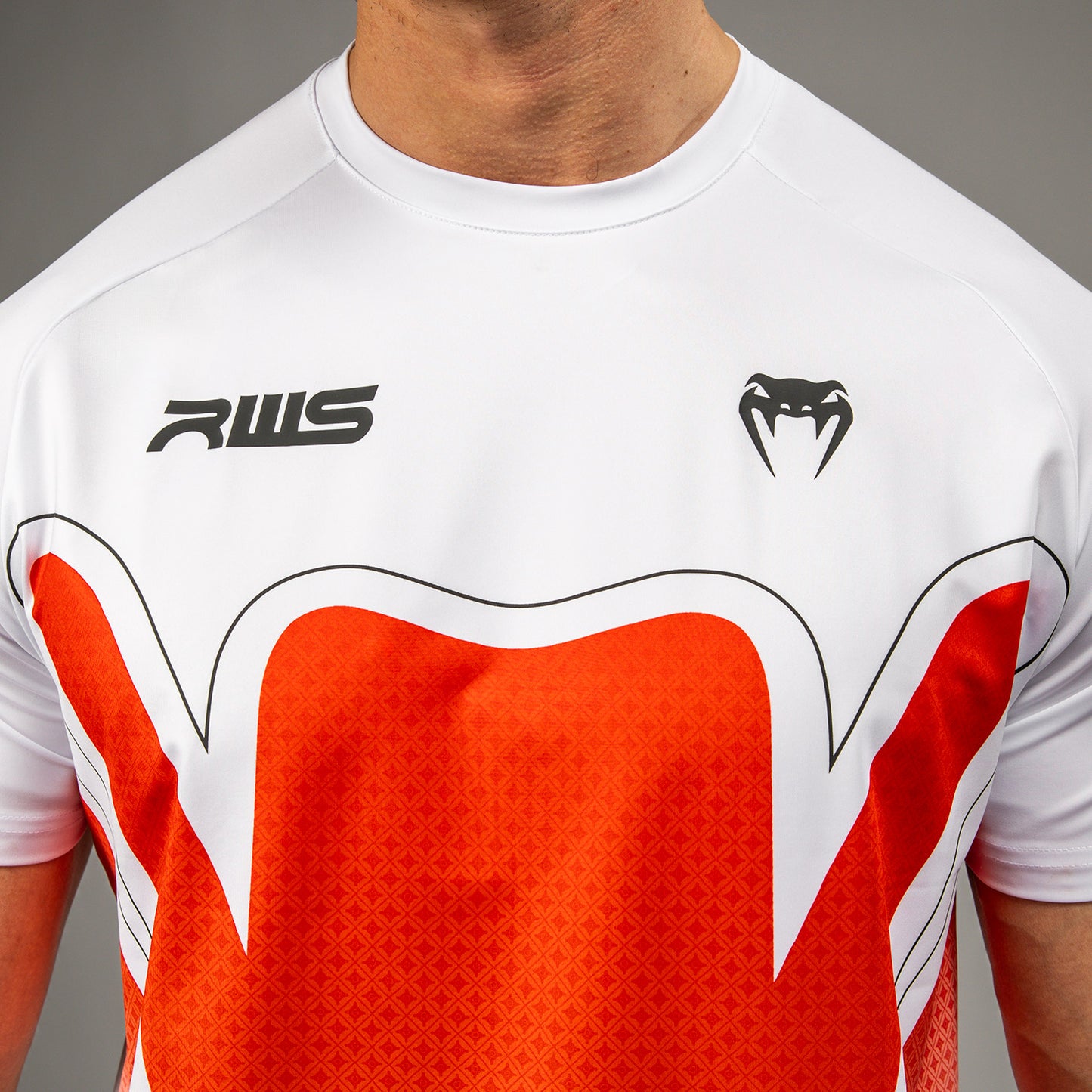 Venum x RWS 2.0 Men’s Dry-Tech T-Shirt - White/Red