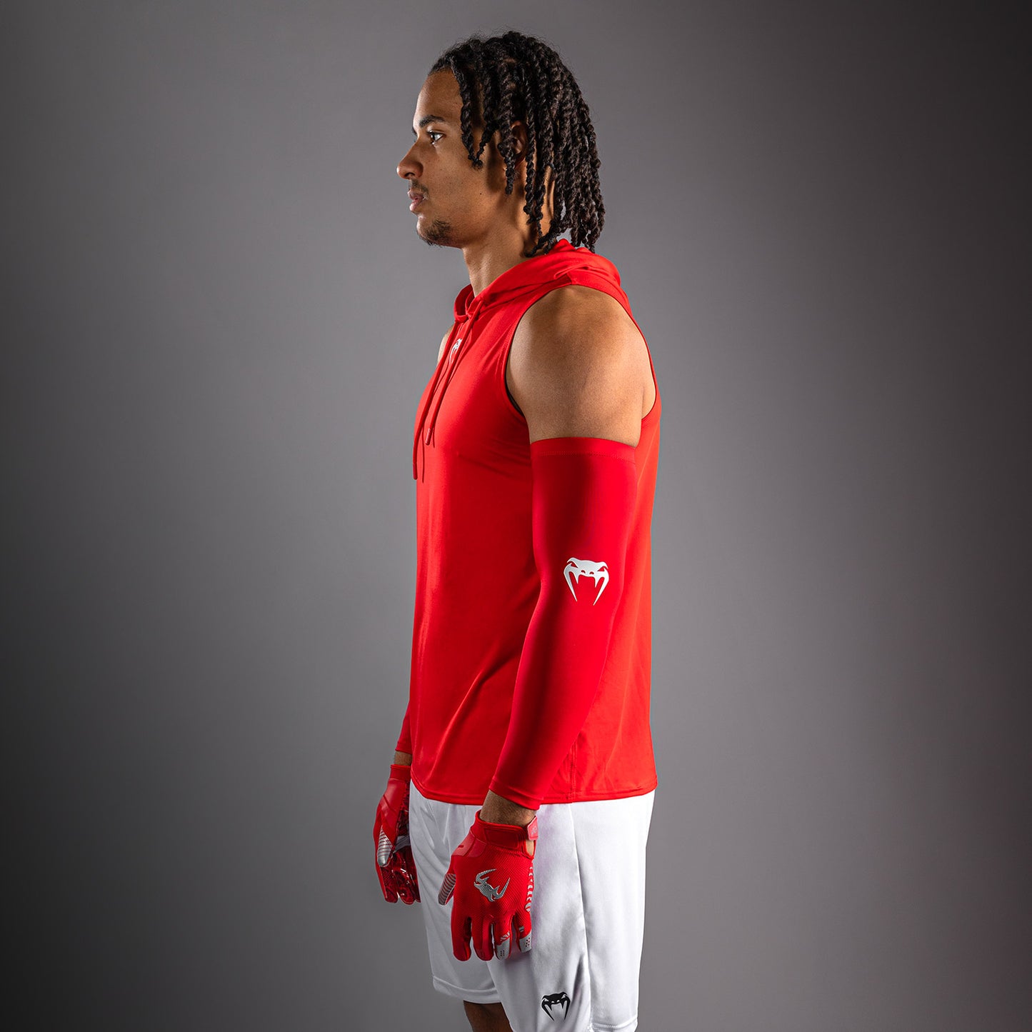 Venum Elite Sleeveless Dry-Tech Hoodie - Red