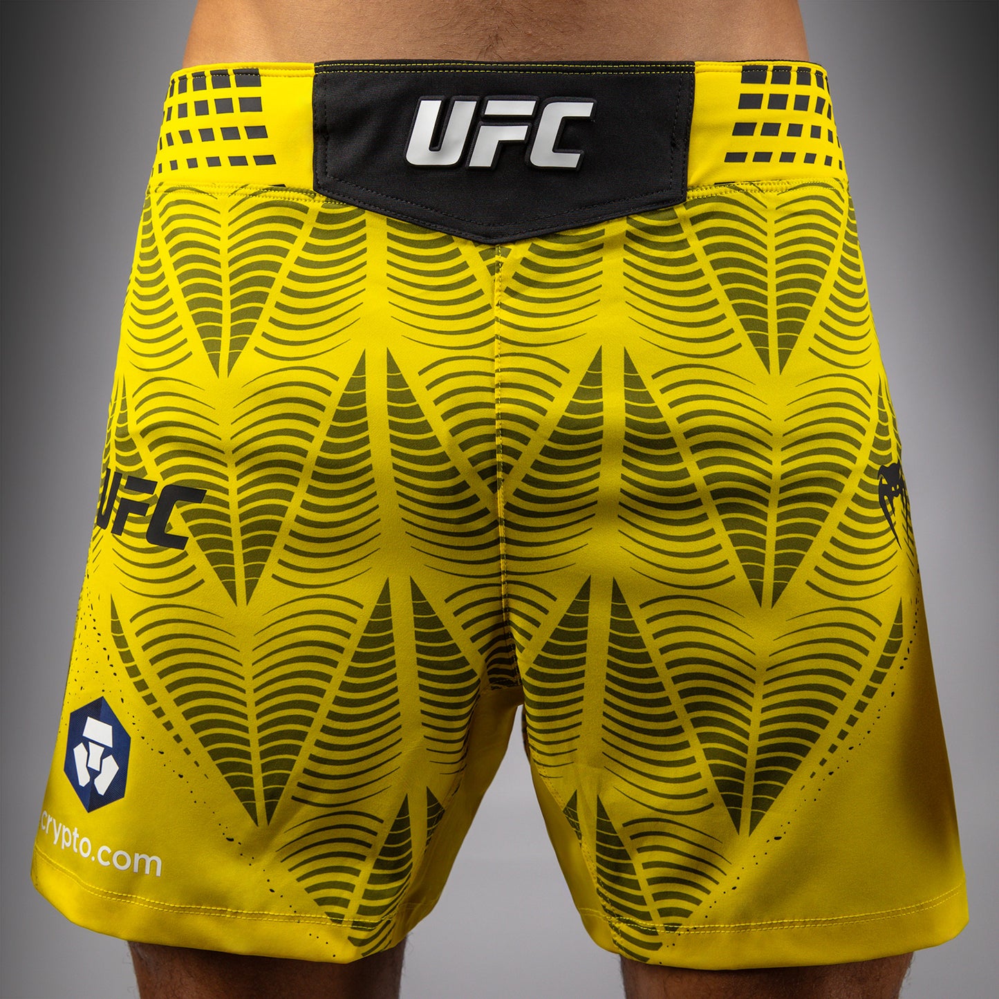 Men's UFC Zenith by Venum Yellow Authentic Fight Night Short Fit Fight Short Personalized