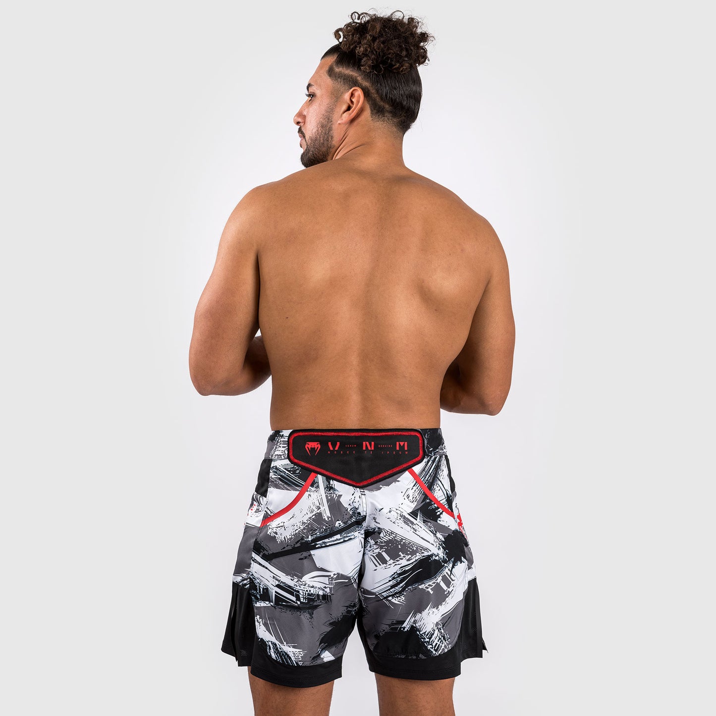Venum Electron 3.0 Fight Shorts - Grey/Red