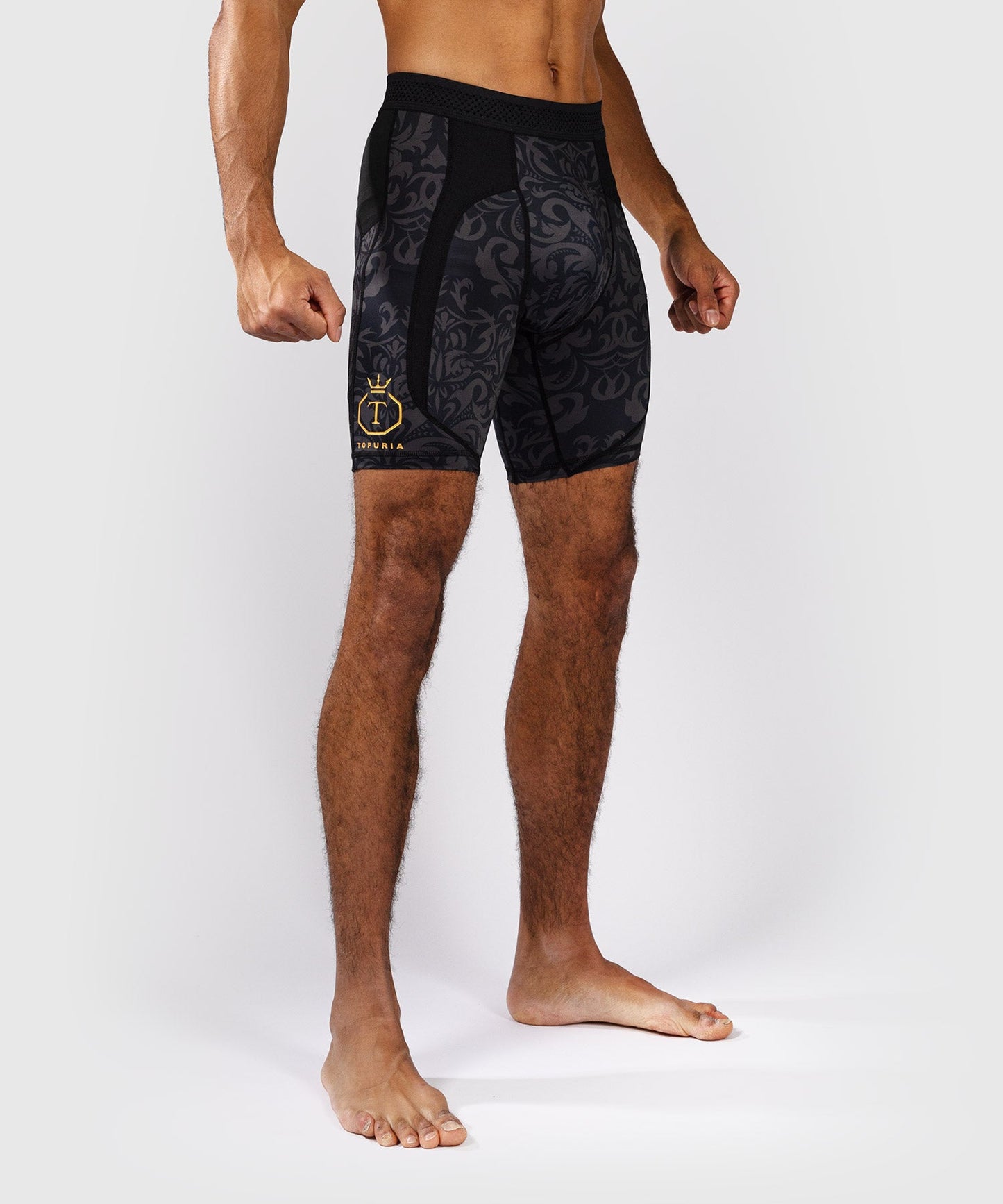 Venum x Ilia Topuria Unmatched Vale Tudo Shorts - Black/Gold