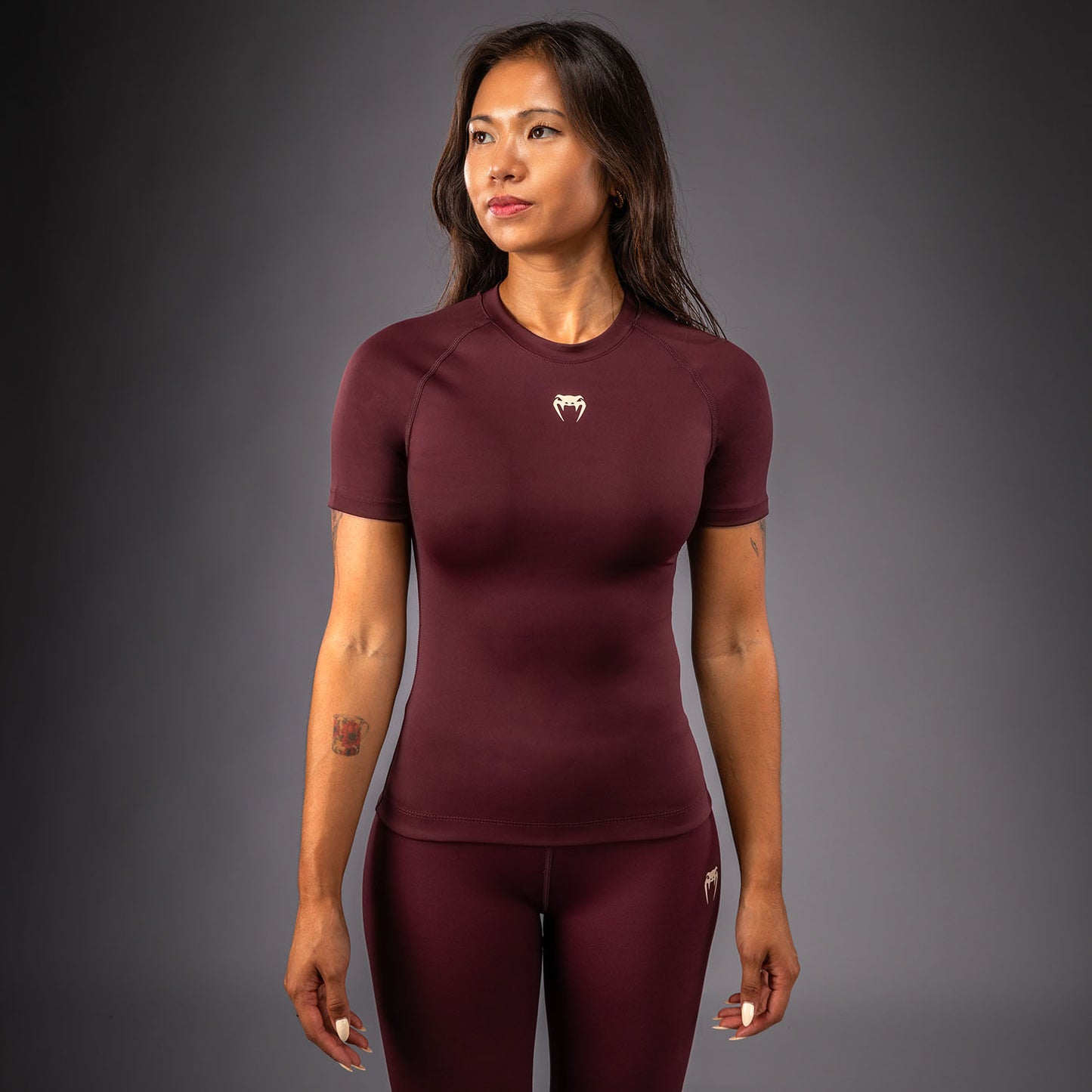 Venum Talisman Short Sleeve Rashguard - Plum