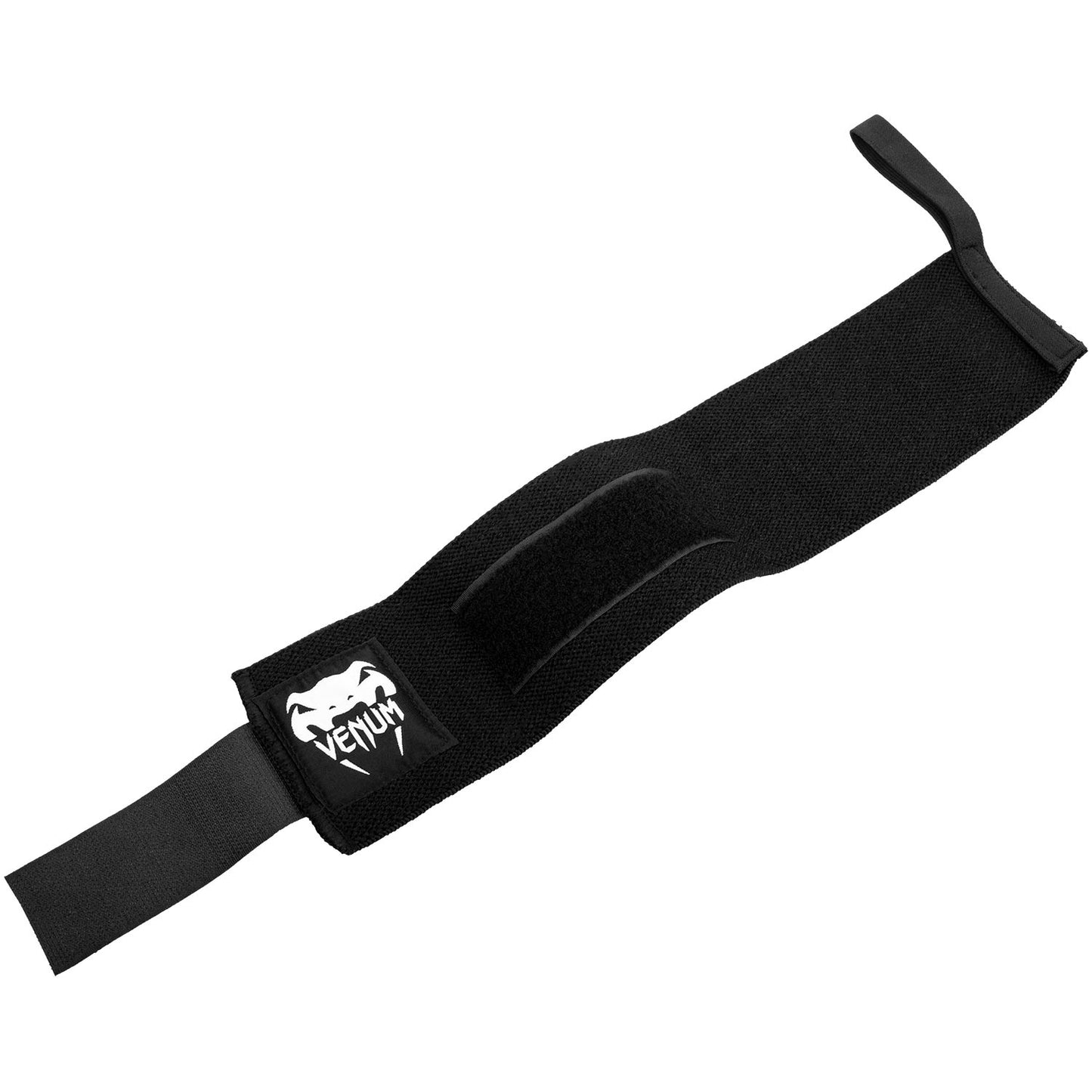 Venum Hyperlift Weightlifting Wrist Wraps - Black (Pair)