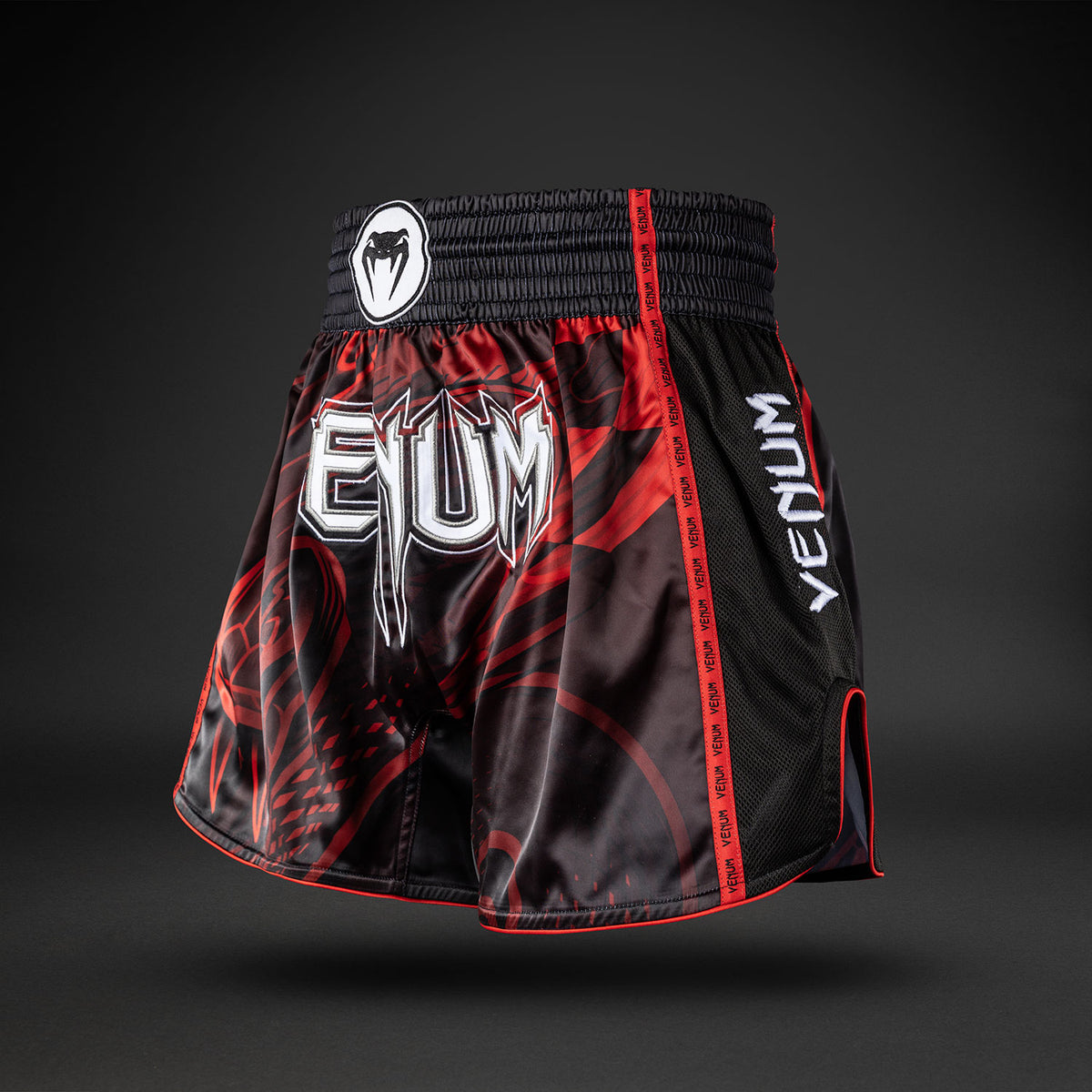 Venum Crimson Viper 2.0 Muay Thai Shorts - Black/Red