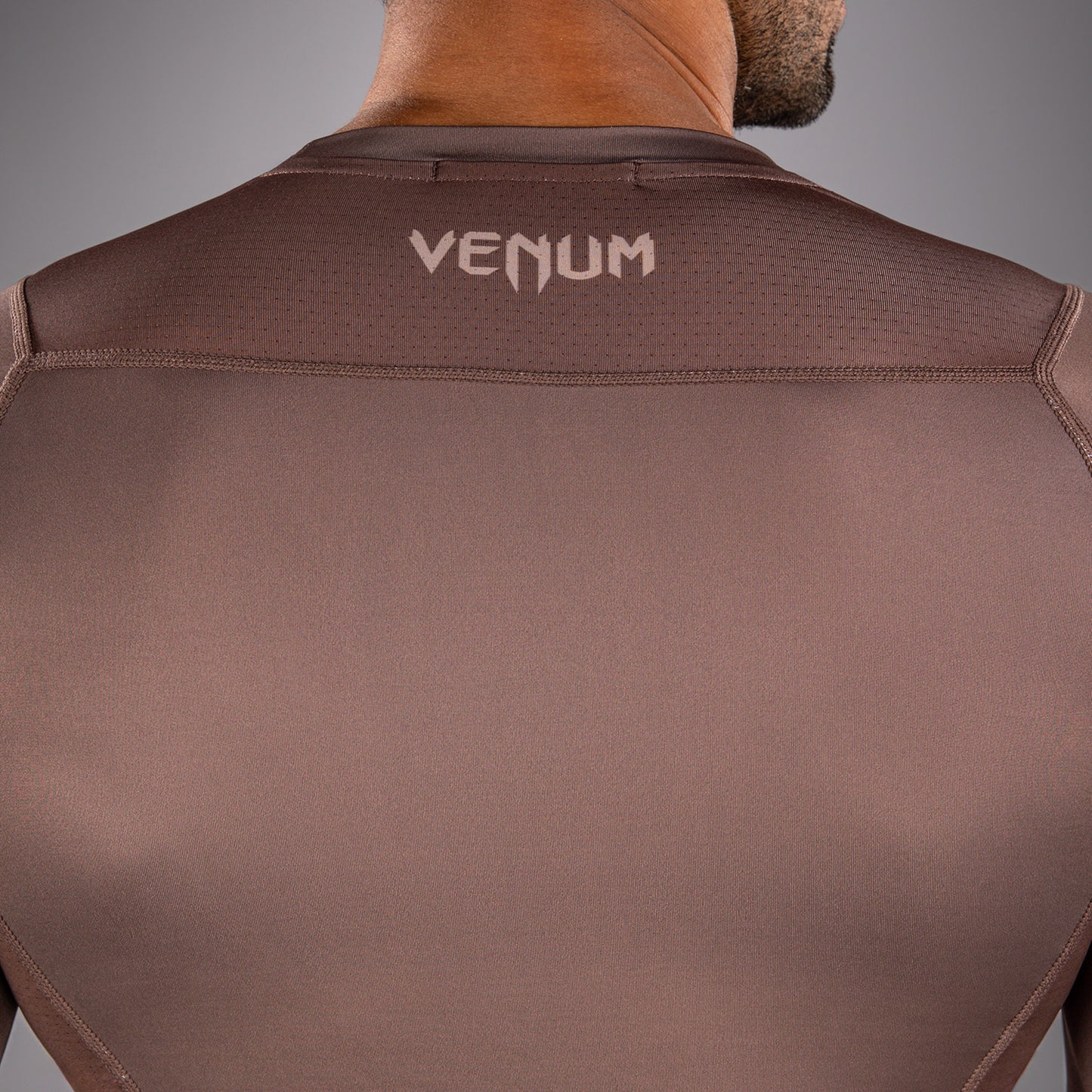 Venum No Gi Rashguards - Chocolate Brown