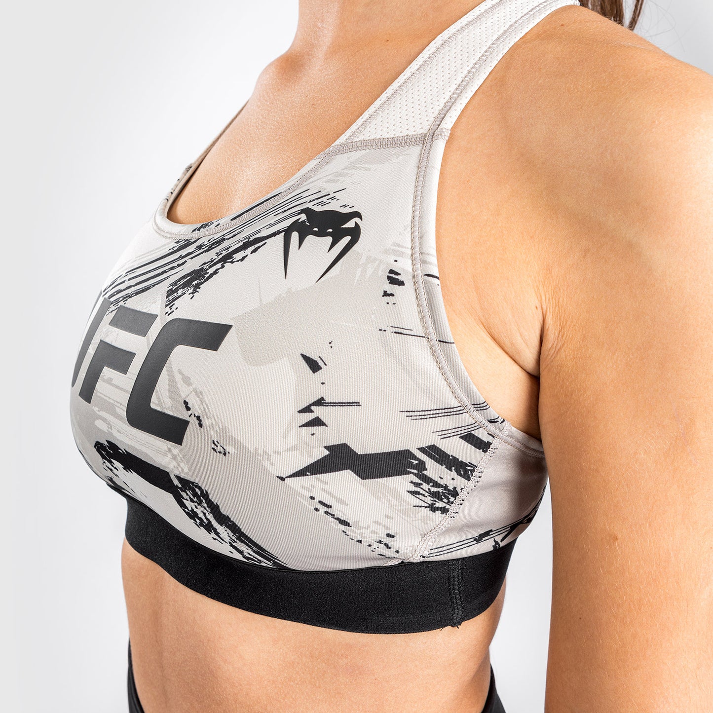 Venum UFC Authentic Fight Week 2.0 Women’s Sport Bra - Sand/Black