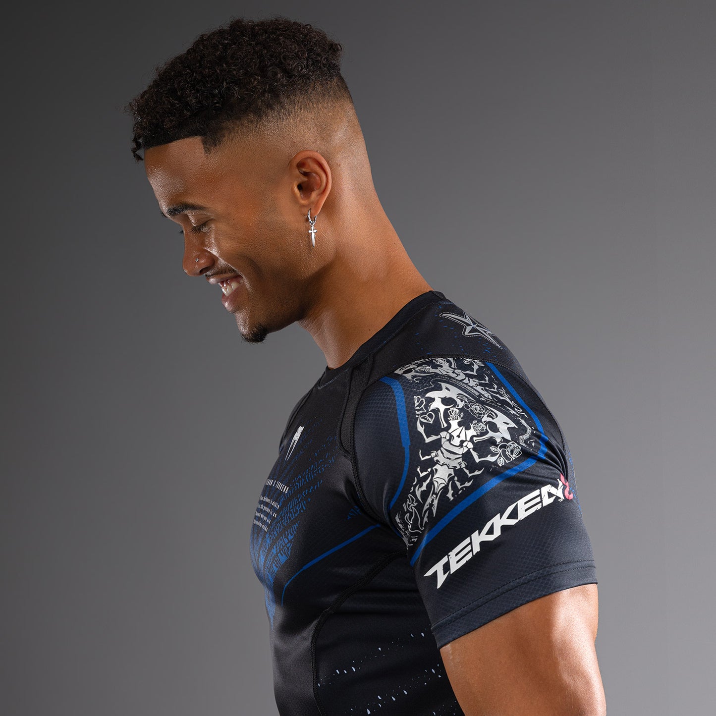 Venum x TEKKEN 8 - Paul Phoenix Rashguard - Black/Blue