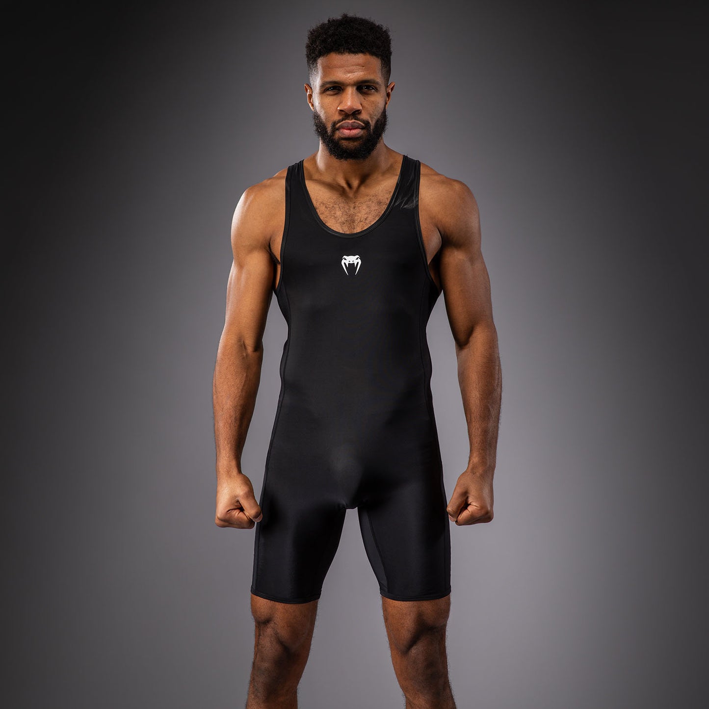 Venum Challenger Men's Wrestling Singlet - Black