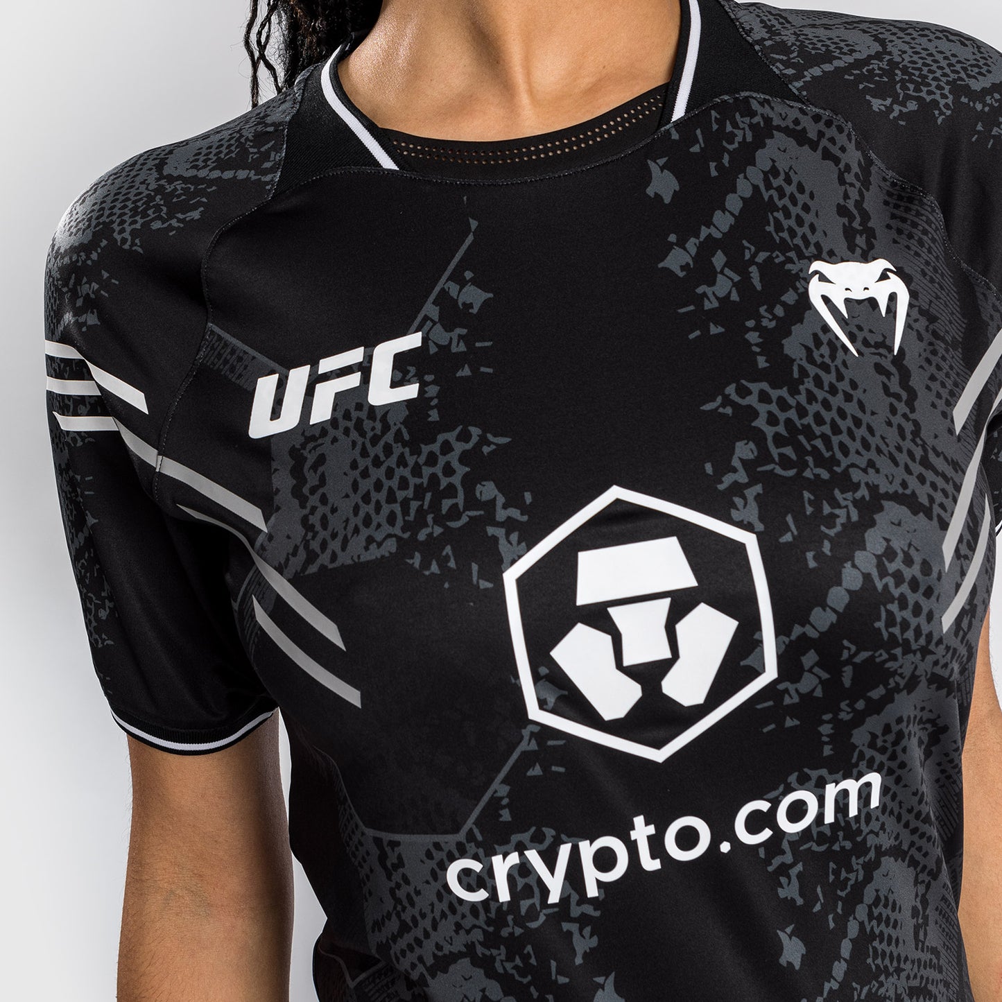 UFC Adrenaline by Venum Personalized Authentic Fight Night Women's Walkout Jersey - Black