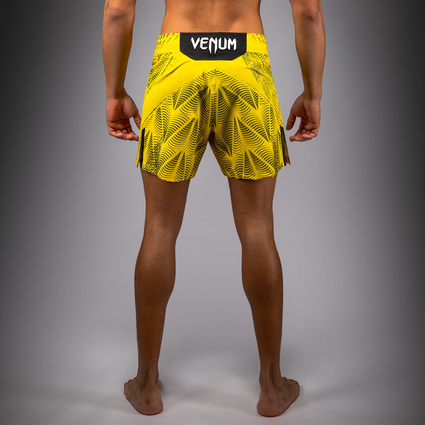 Men's UFC Zenith by Venum Yellow Authentic Fight Night Short Fit Fight Short Personalized
