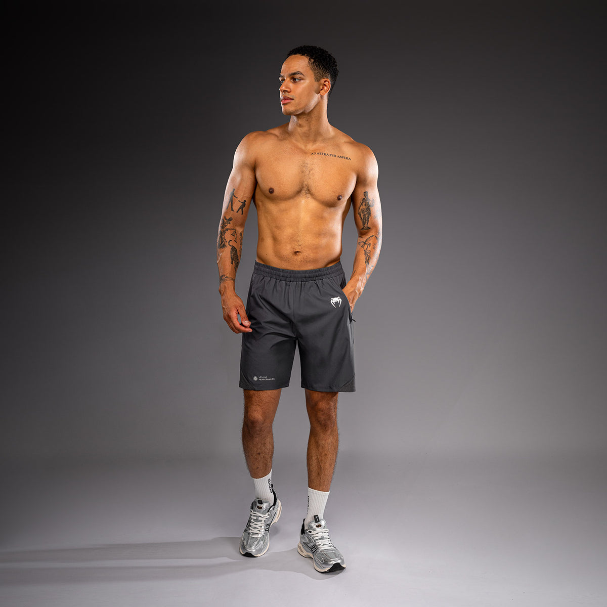 Venum G-Fit Scale Training Shorts - Grey