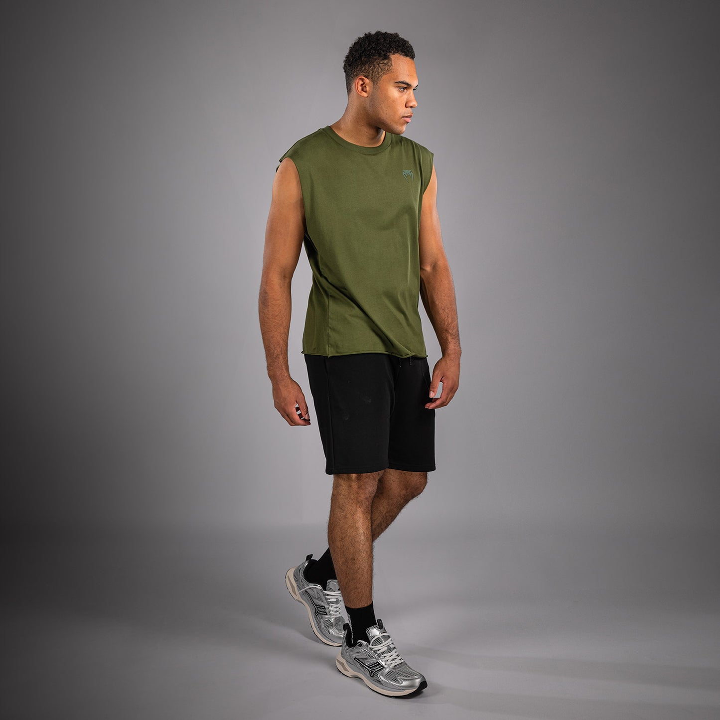 Venum Divide Sleeveless T-Shirt - Military Green