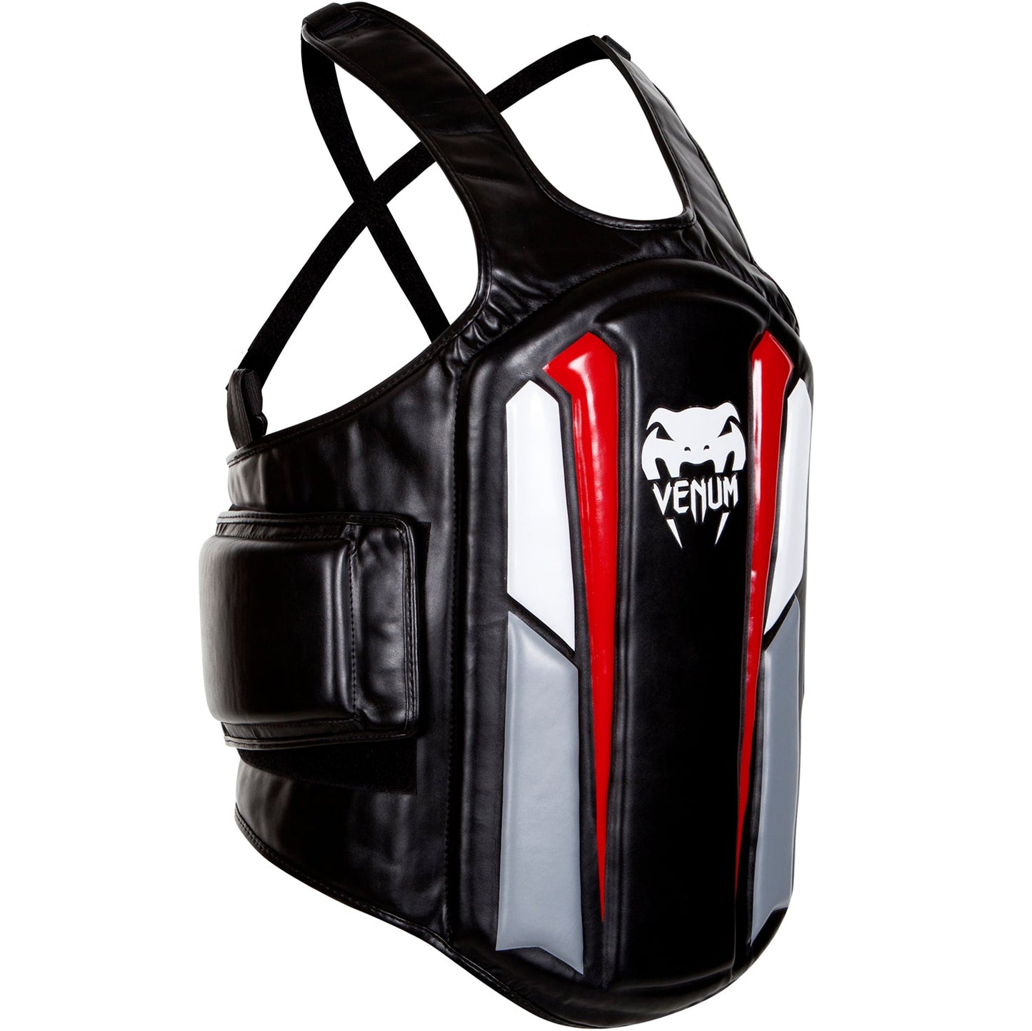 Venum Elite Body Protector - Black/Ice/Red