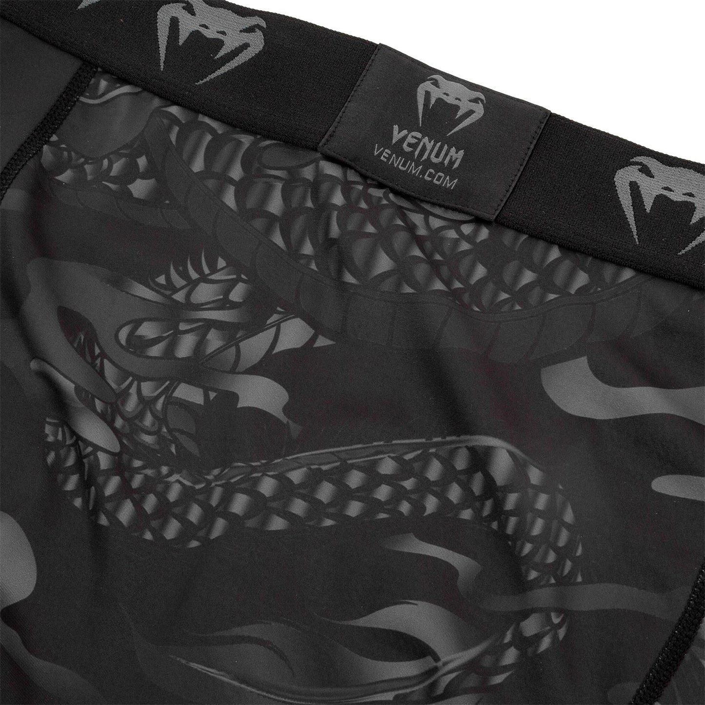 Venum Dragon's Flight Compression Tights - Black/Black