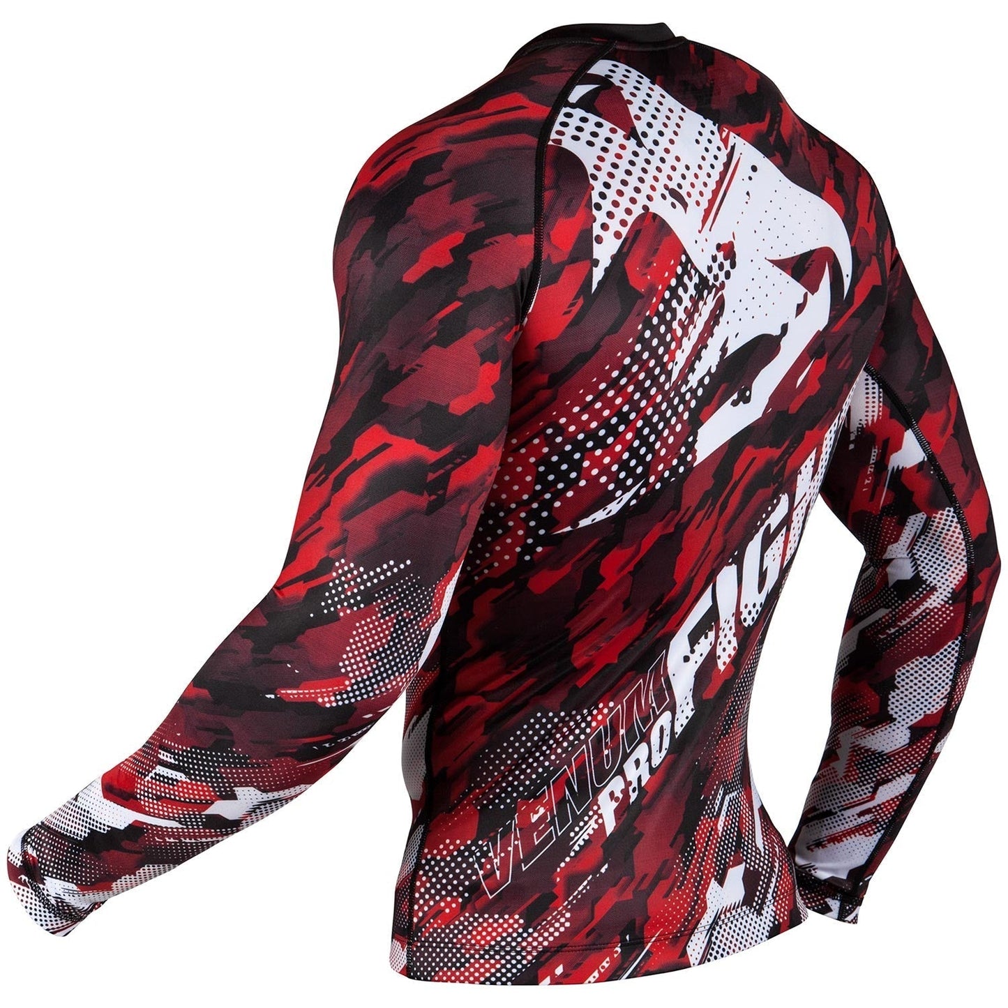 Venum Tecmo Rashguard - Long Sleeves - Red