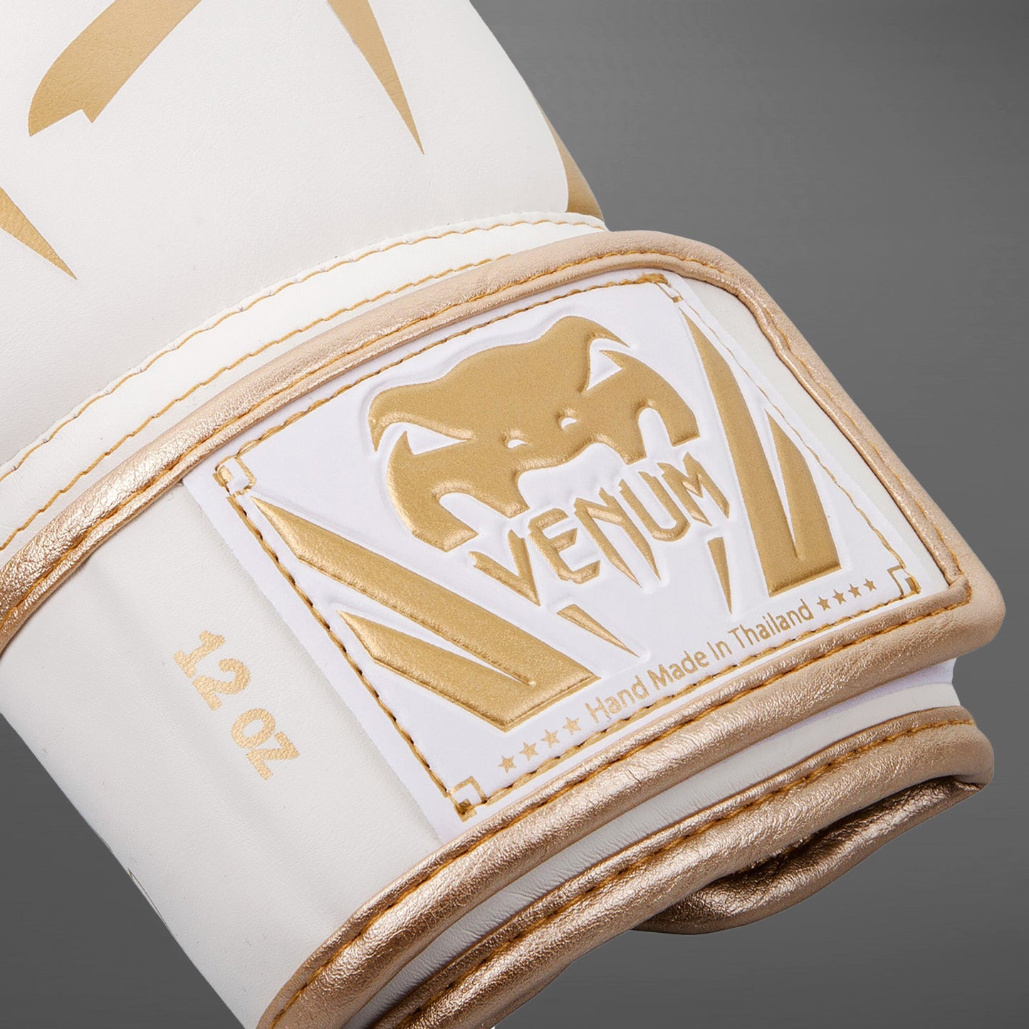 Venum Elite Boxing Gloves - White/Gold