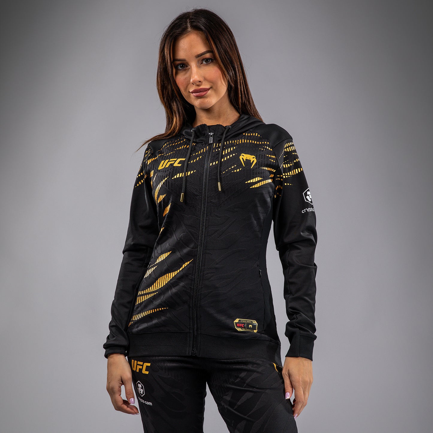 UFC Fusion by Venum Authentic Fight Night Women’s Walkout Hoodie - Champion