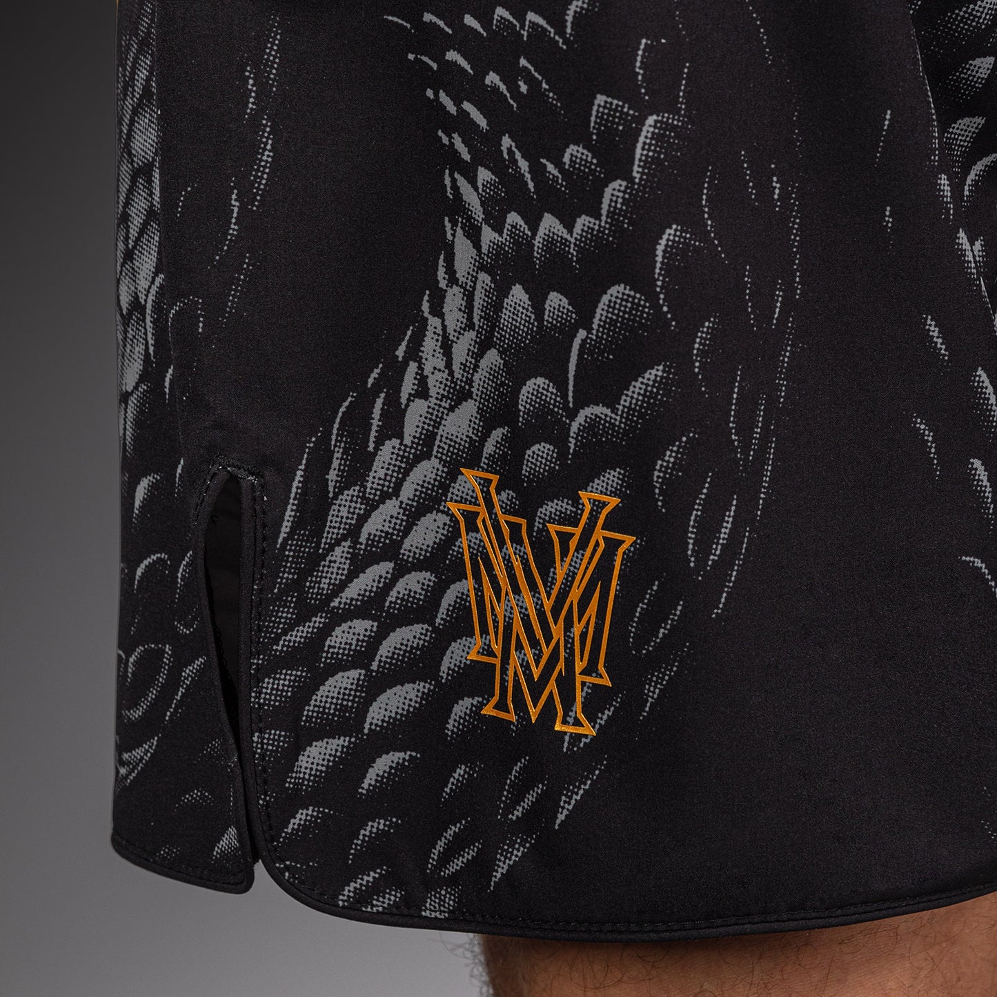 Venum Matupa Fightshorts - Black/Grey/Gold