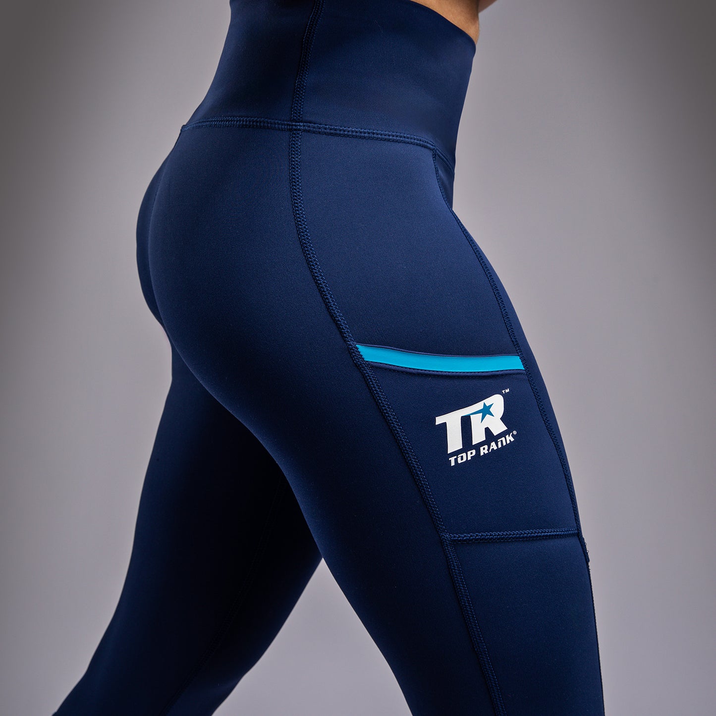 Venum x Top Rank Original Women's 7/8 Leggings - Navy Blue