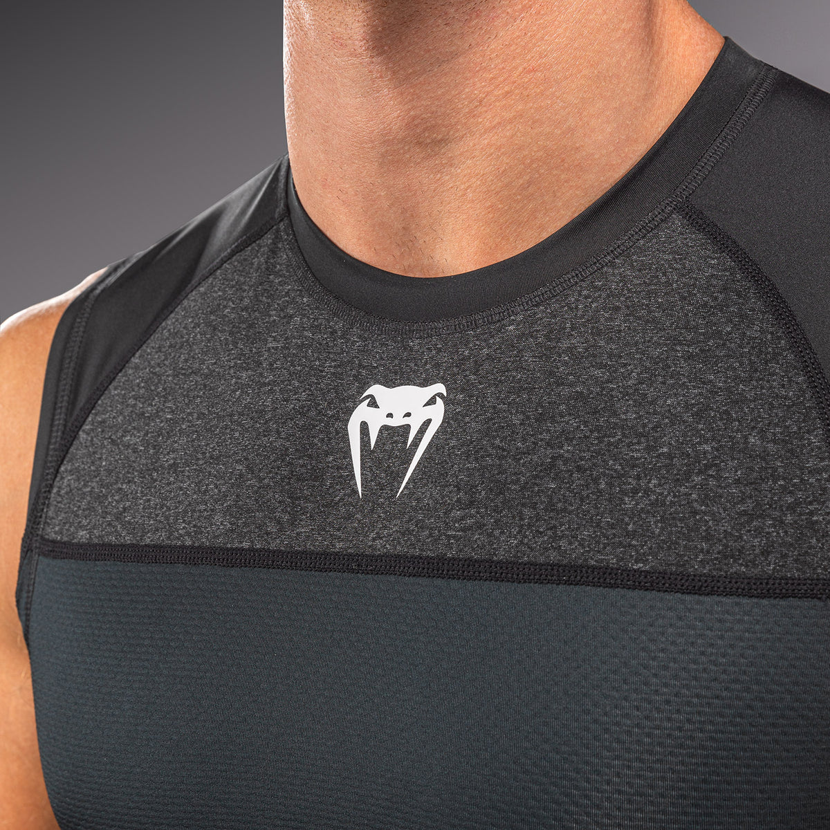 Venum G-Fit Scale Sleeveless Rashguard - Black