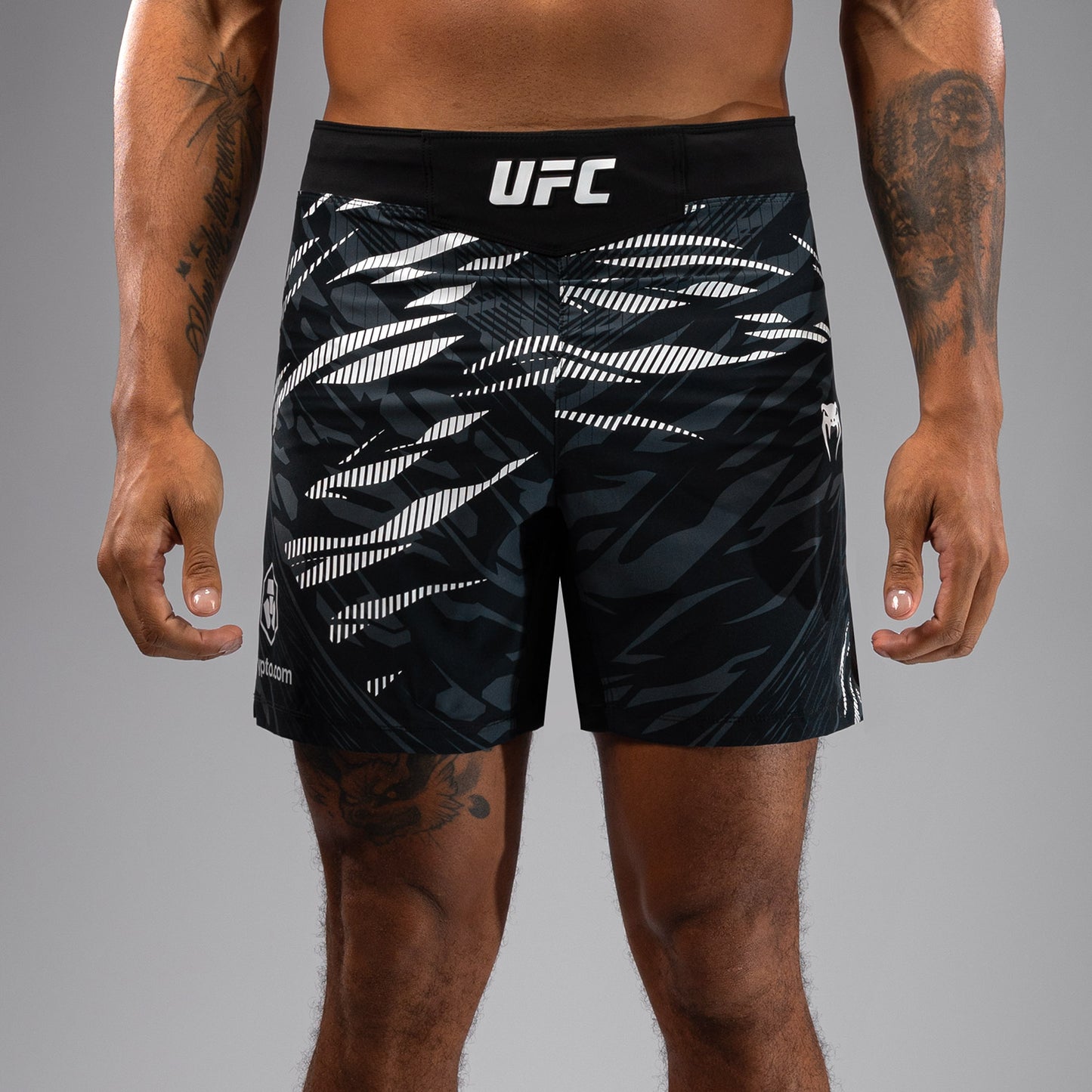 UFC Fusion by Venum Authentic Fight Night Men’s Fight Short - Short Fit - Black