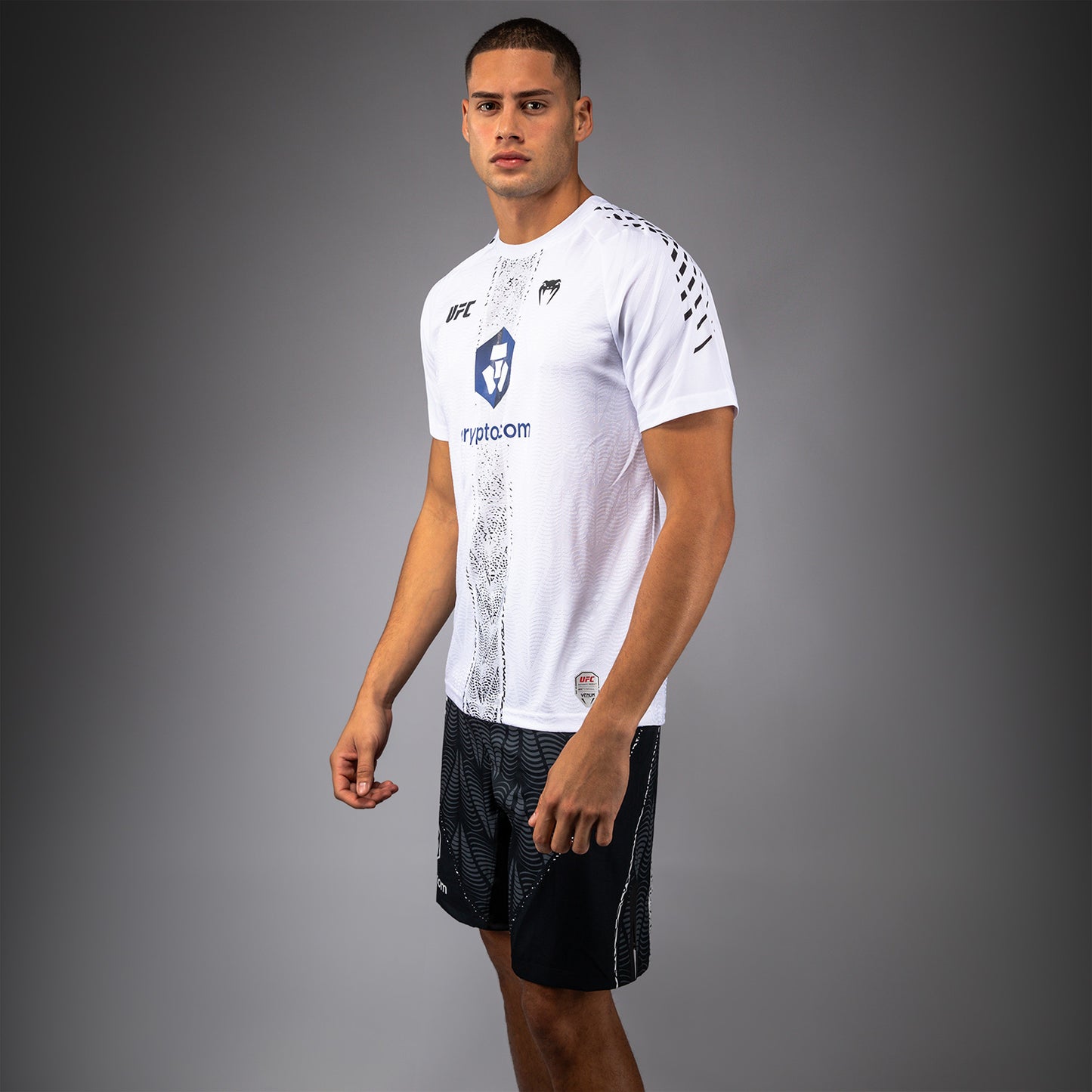 Men's UFC Zenith by Venum White Authentic Fight Night Walkout Jersey Personalized