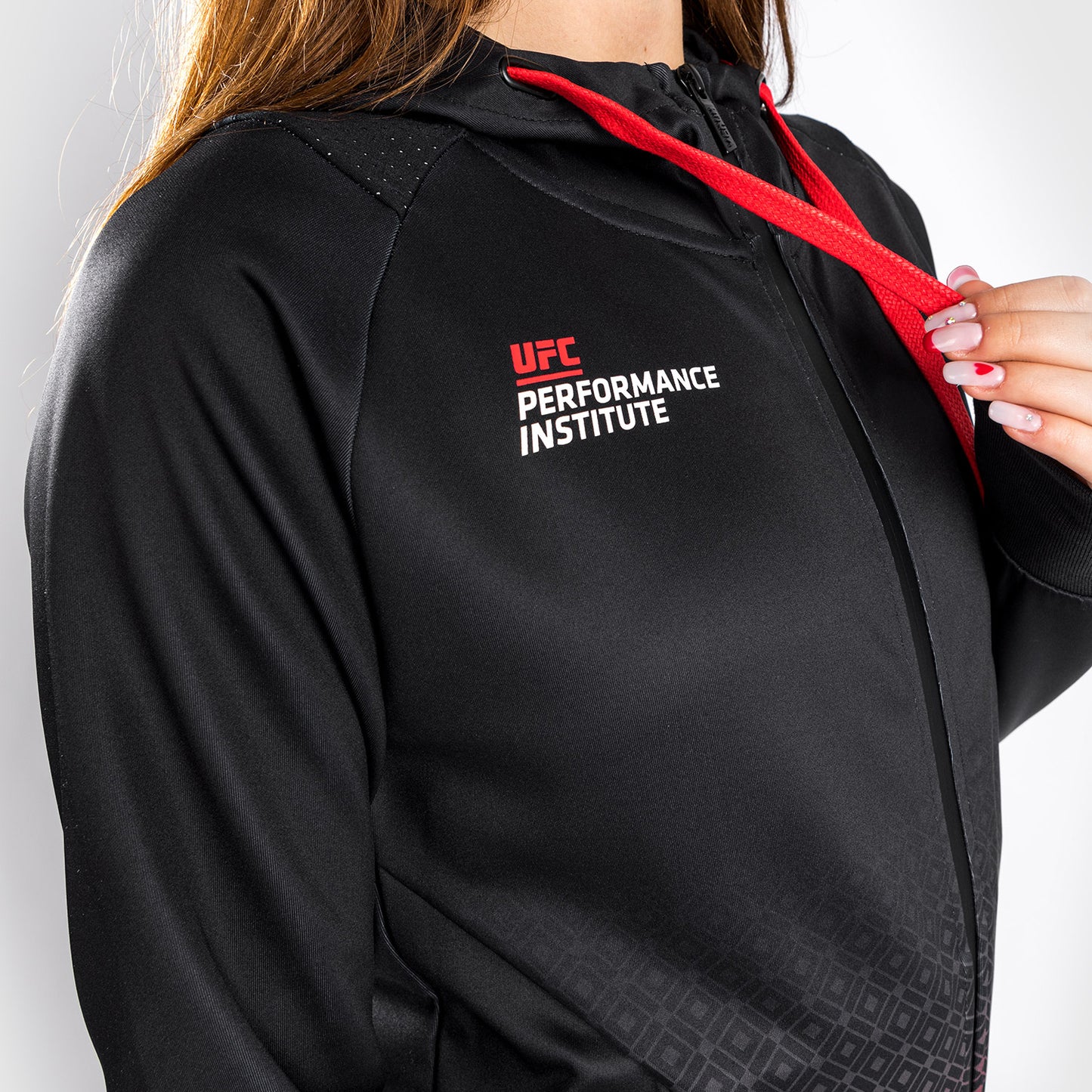 UFC Venum Performance Institute Hoodie - For Women - Black/Red