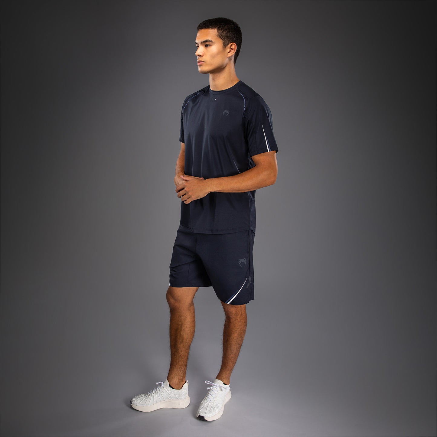 Venum G-Core Dry Tech T-Shirt - Navy Blue/White