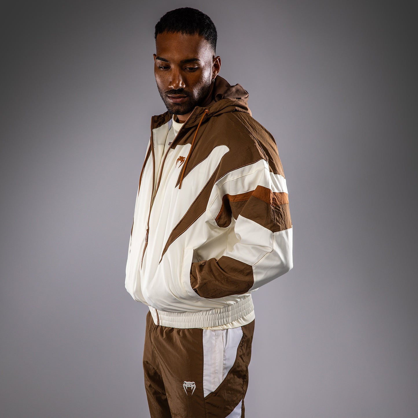 Venum Attack 90 Tracksuit Jacket - Dark Brown