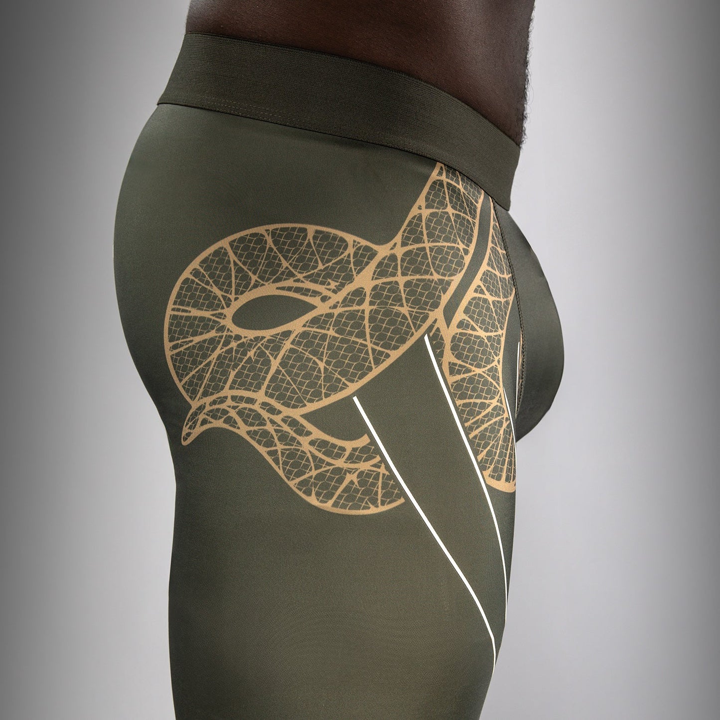 Venum Serpenti Spats - Khaki/Bronze/Ivory