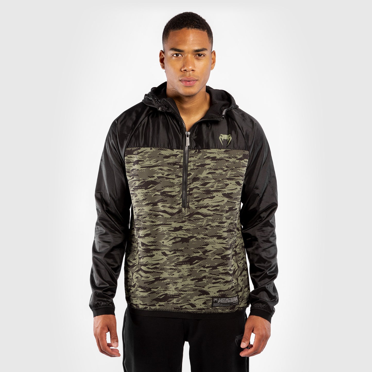 Venum Laser XT Hoodie – Black/Forest Camo