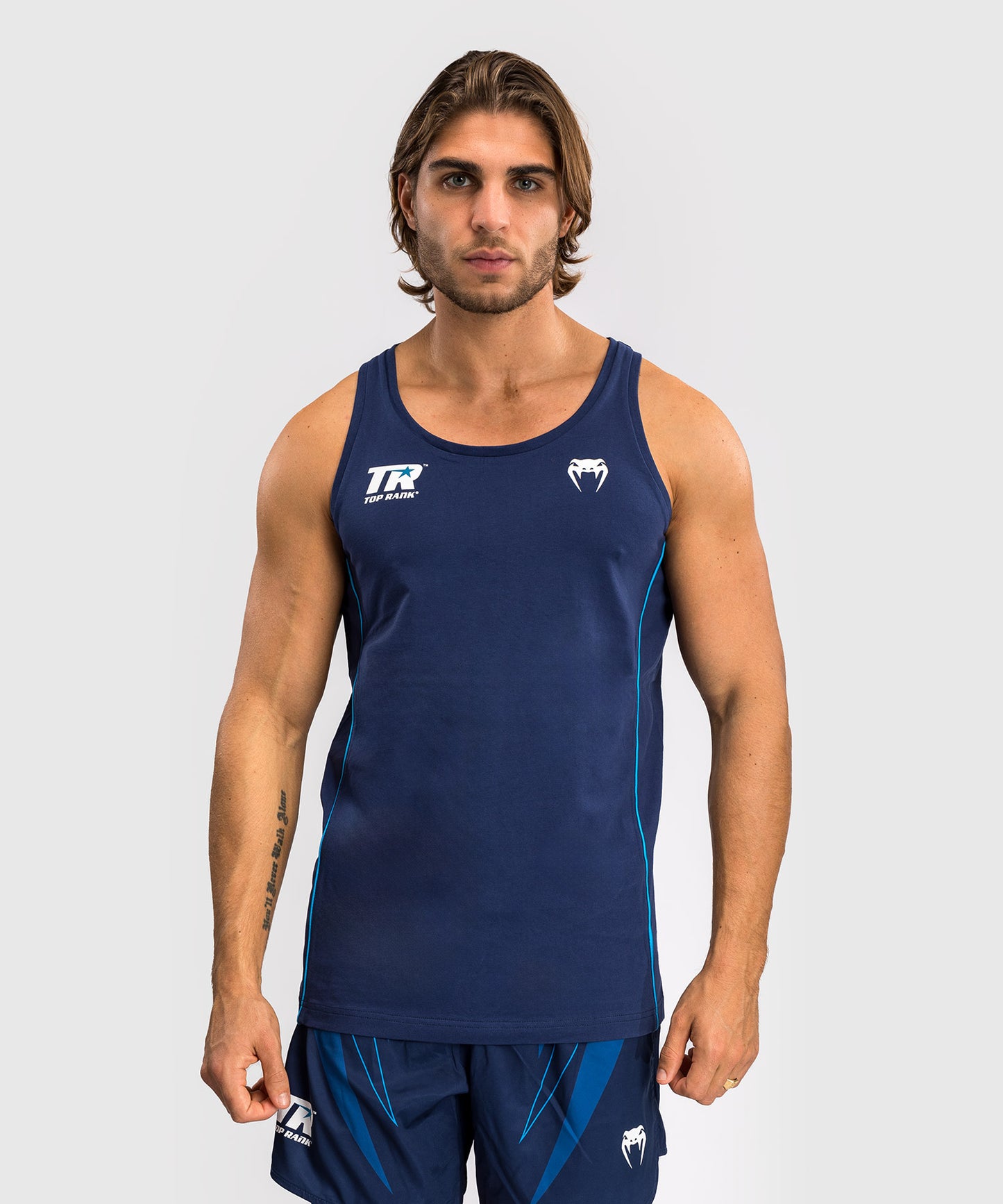Venum x Top Rank Original Men's Tank Top - Navy Blue