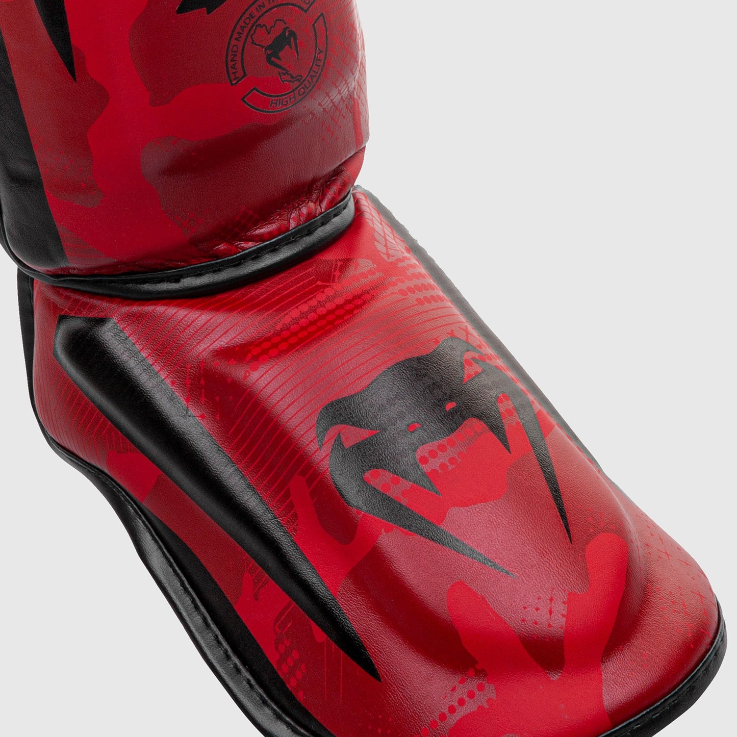 Venum Elite Shin Guard - Red Camo