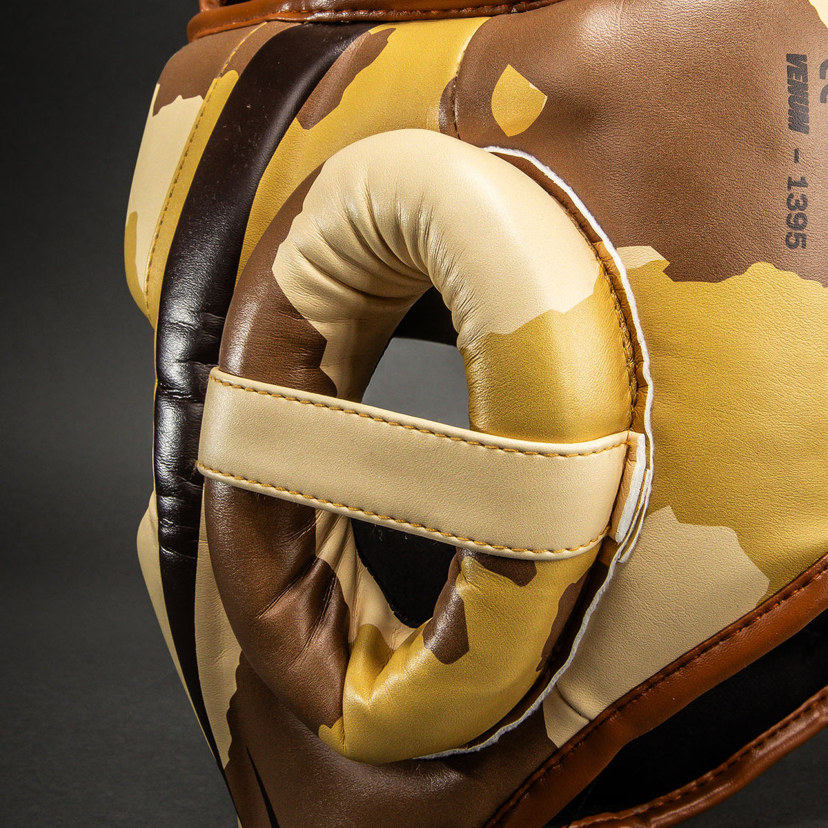 Venum Elite Camo Headgear - Light Beige/Brown