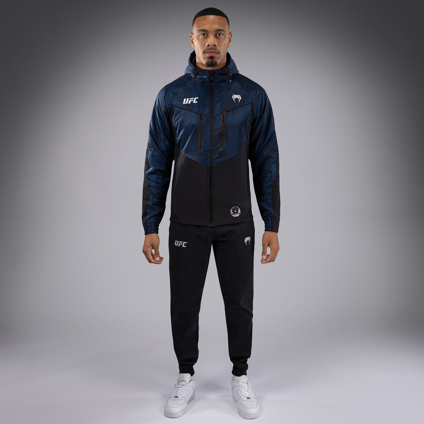 UFC Fusion by Venum Fight Week Men’s Zip Hoodie - Oceanic Blue