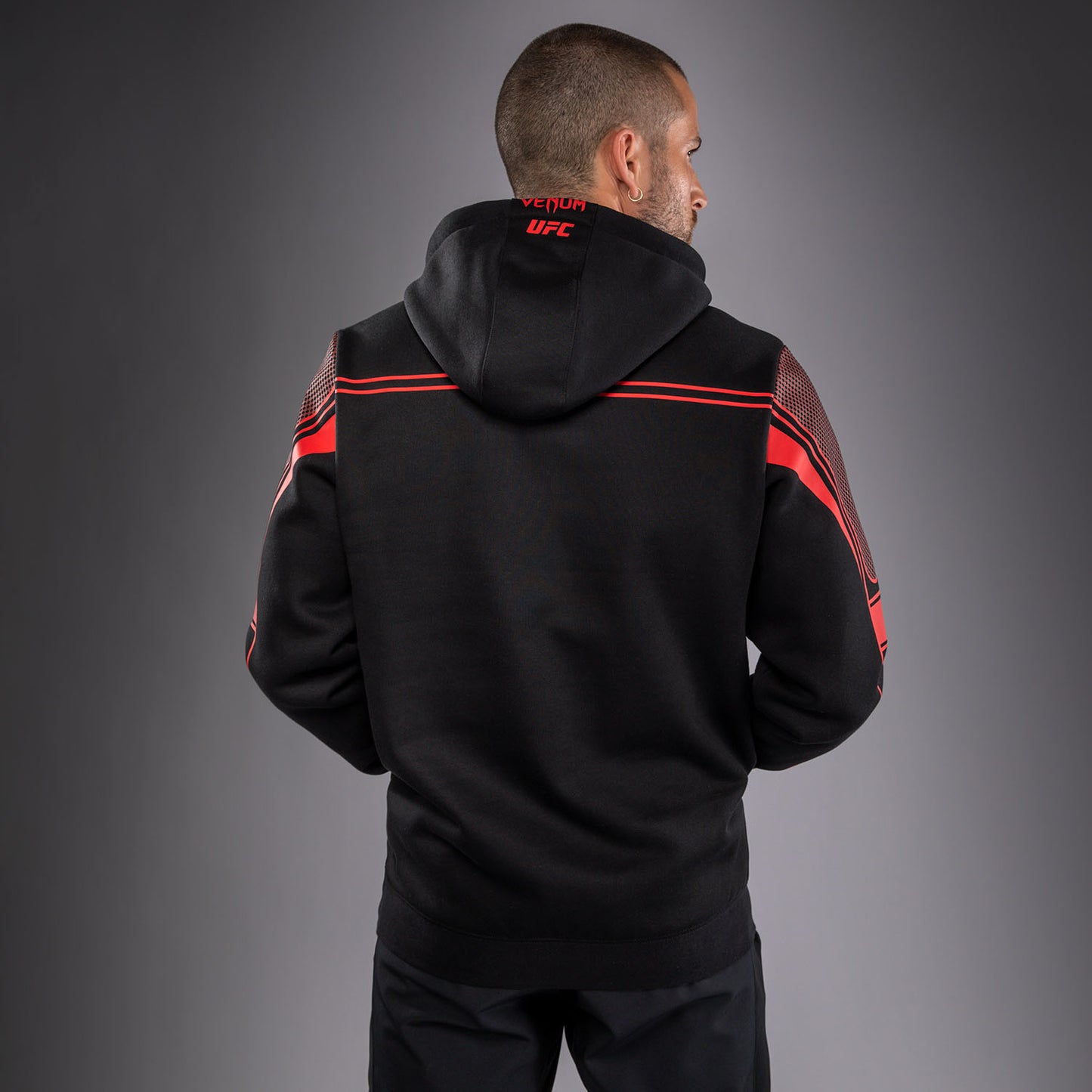 Venum UFC Unity by Venum Authentic Fight Week Men's Pullover Hoodie - Black