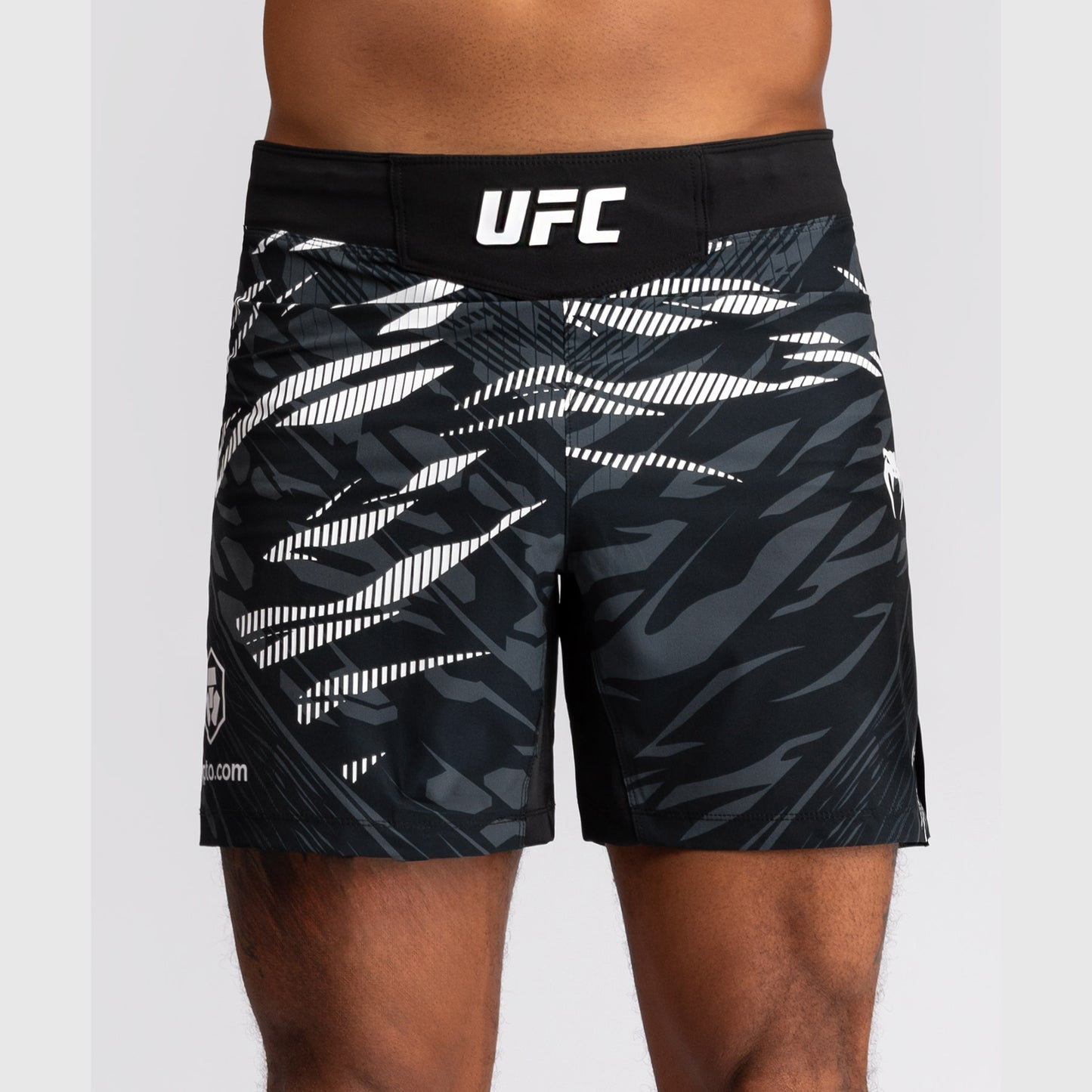 UFC Fusion by Venum Personalized Authentic Fight Night Men's Fight Short - Short Fit - Black