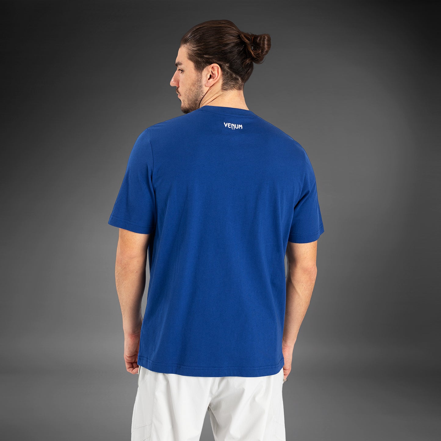 UFC Venum Classic  T-Shirt - Navy Blue/White