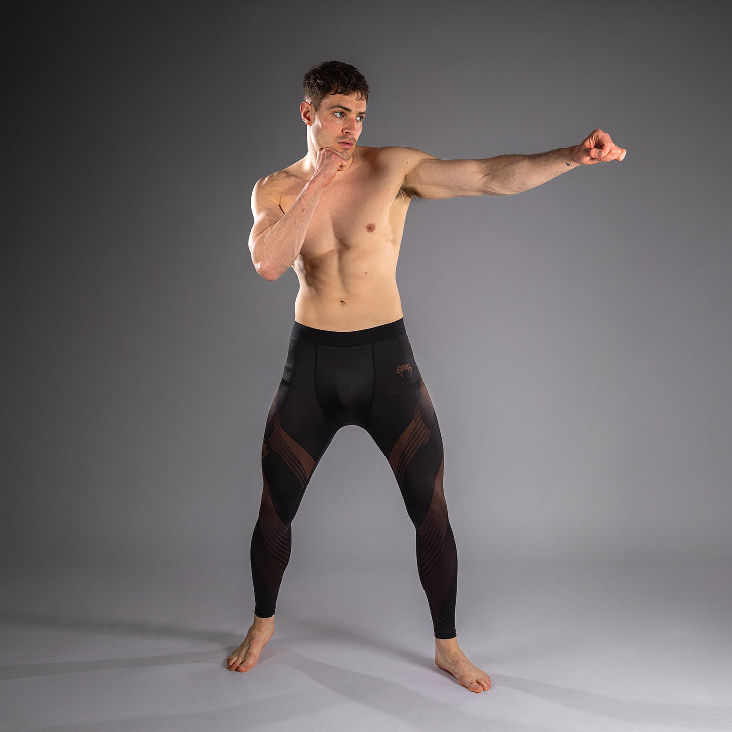 Venum No-Gi 6.0 Spats - Black/Brown