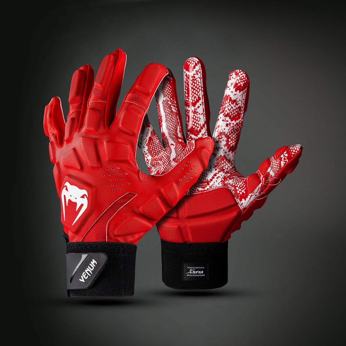 Venum Elite XTP Football Gloves - Red/White