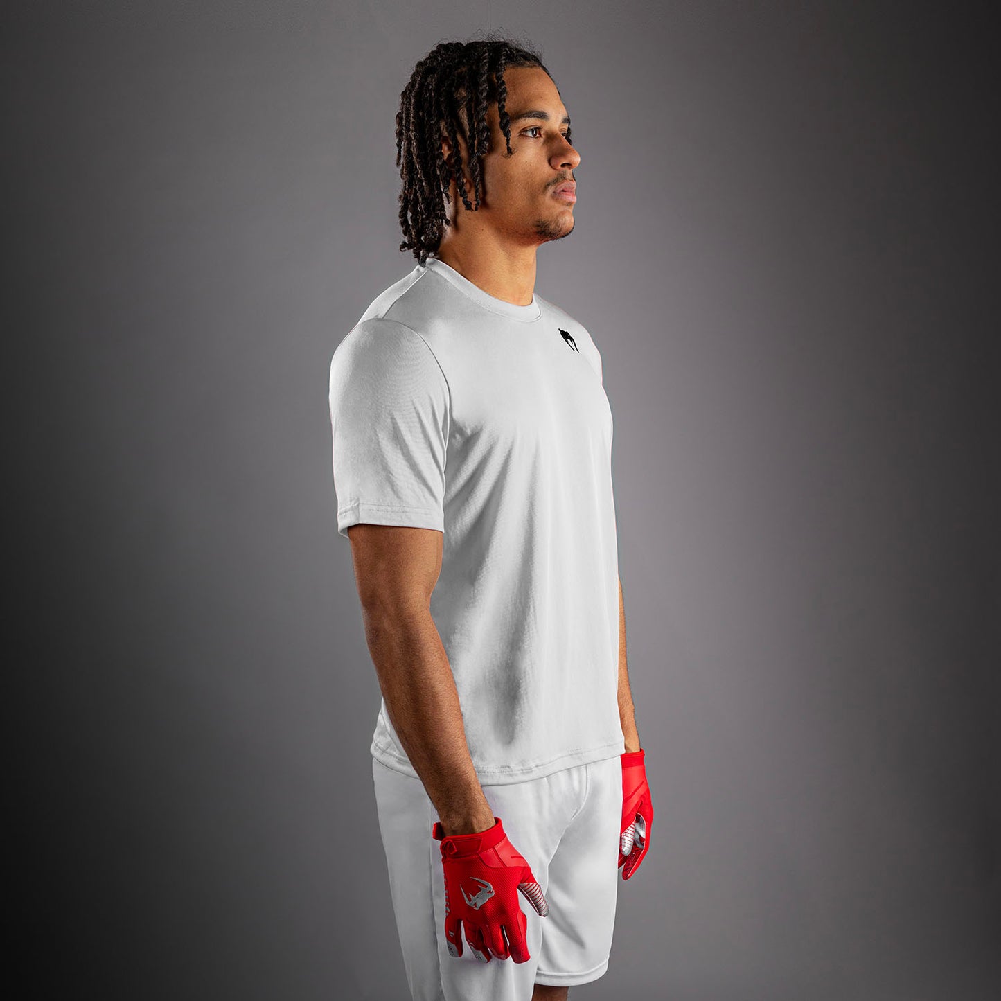 Venum Lineup Performance Short Sleeve T-Shirt - White/Black