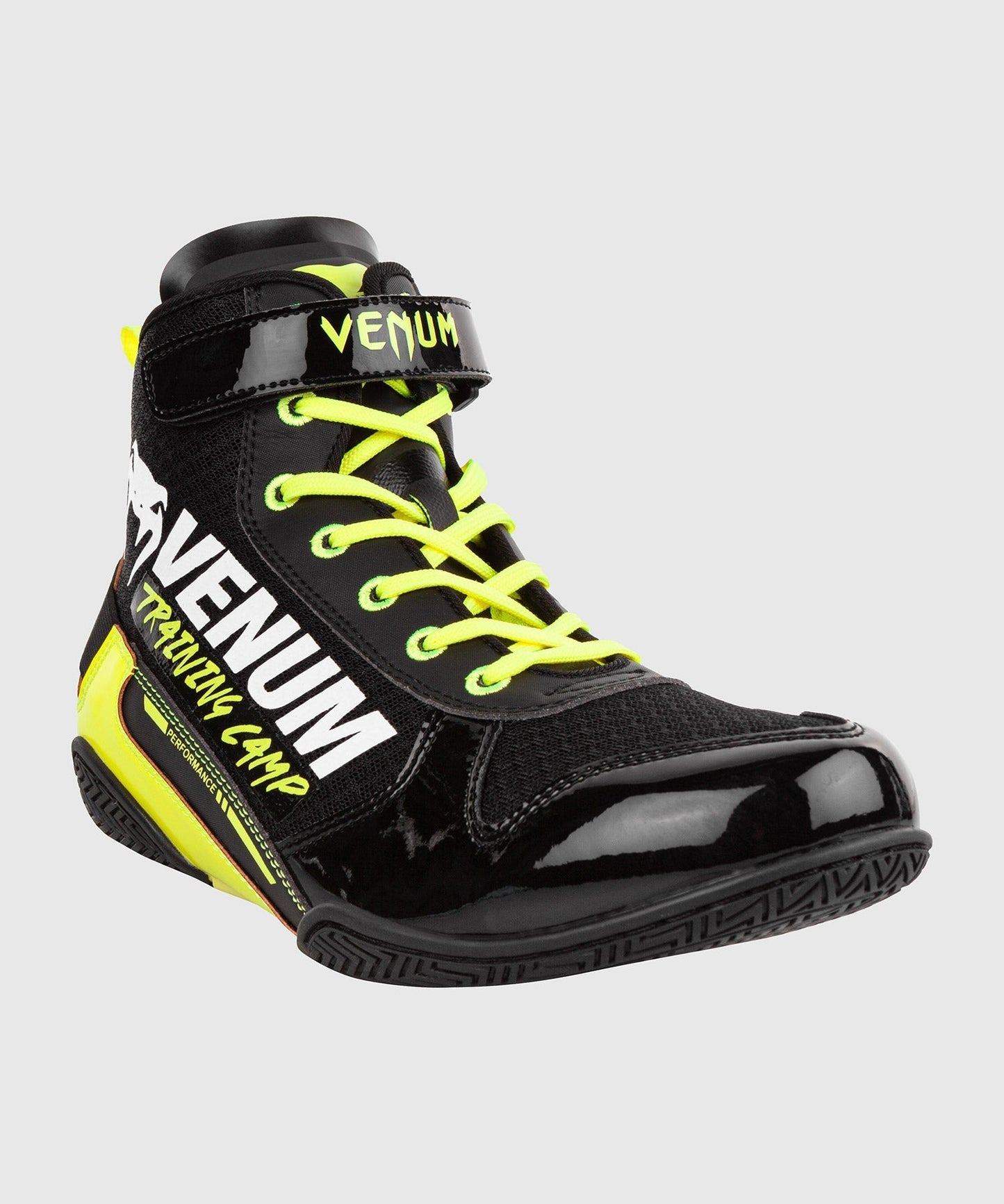 Venum Giant Low VTC 2 Edition Boxing Shoes - Black/Neo Yellow