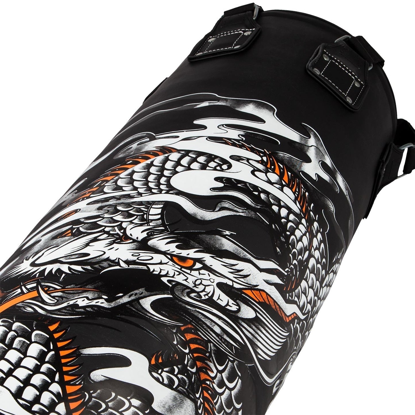 Venum Dragon's Flight Heavy Bag - Black/White - Unfilled - 130cm