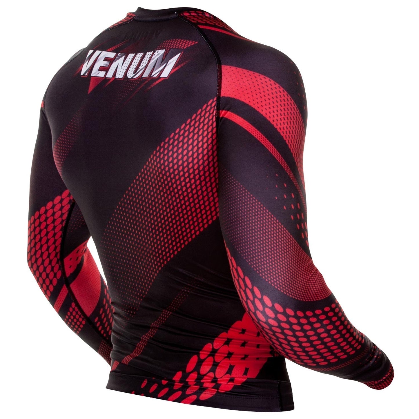 Venum Rapid Rashguard - Long Sleeves - Black/Red