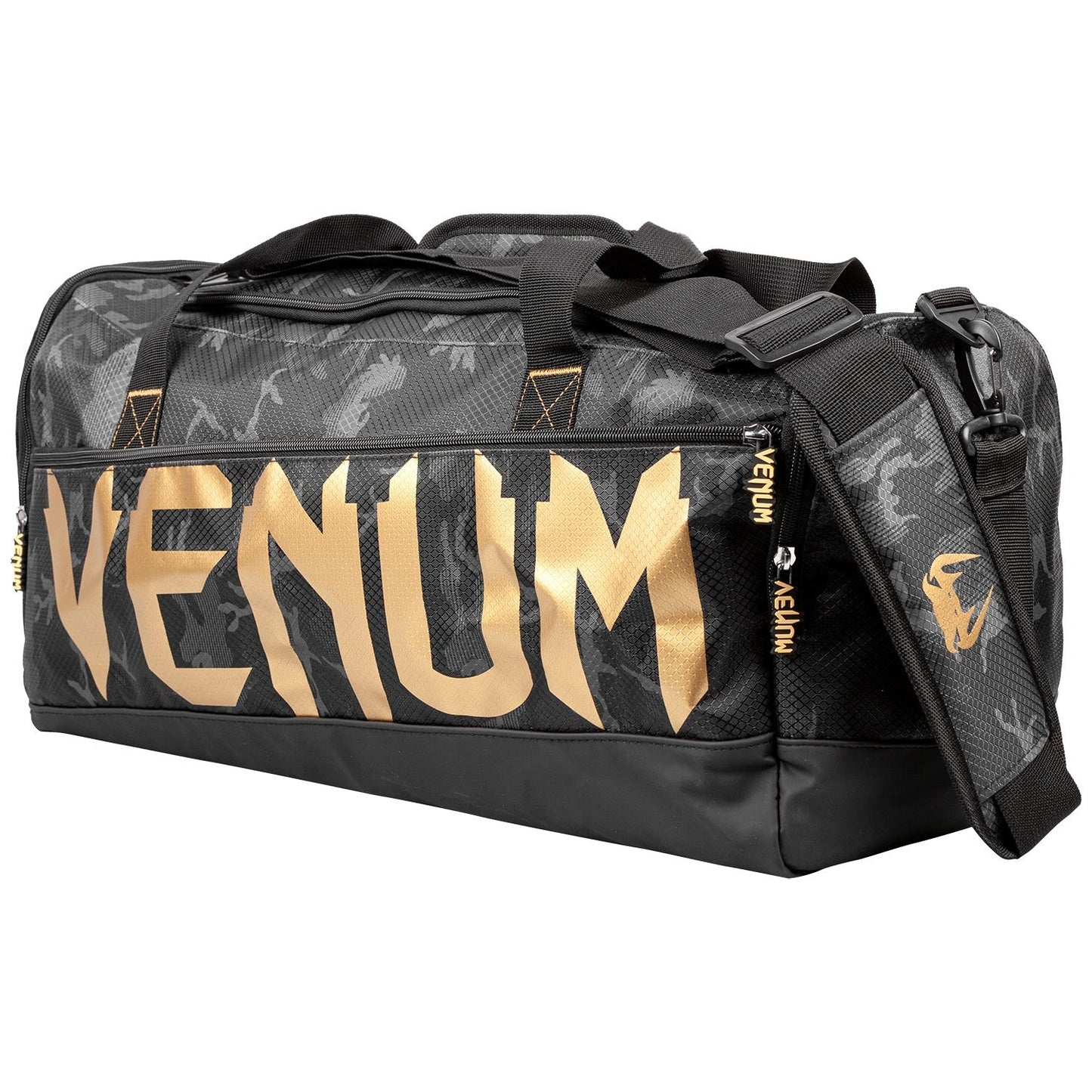 Venum Sparring Sport Bag - Dark camo/Gold