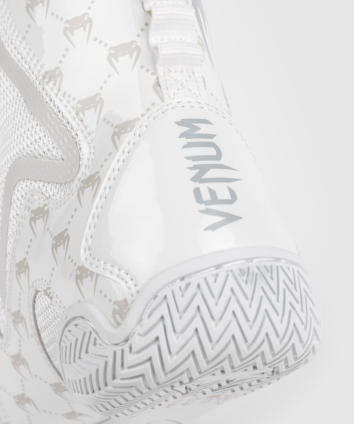 Venum Elite Evo Monogram Boxing Shoes - White/Off-White