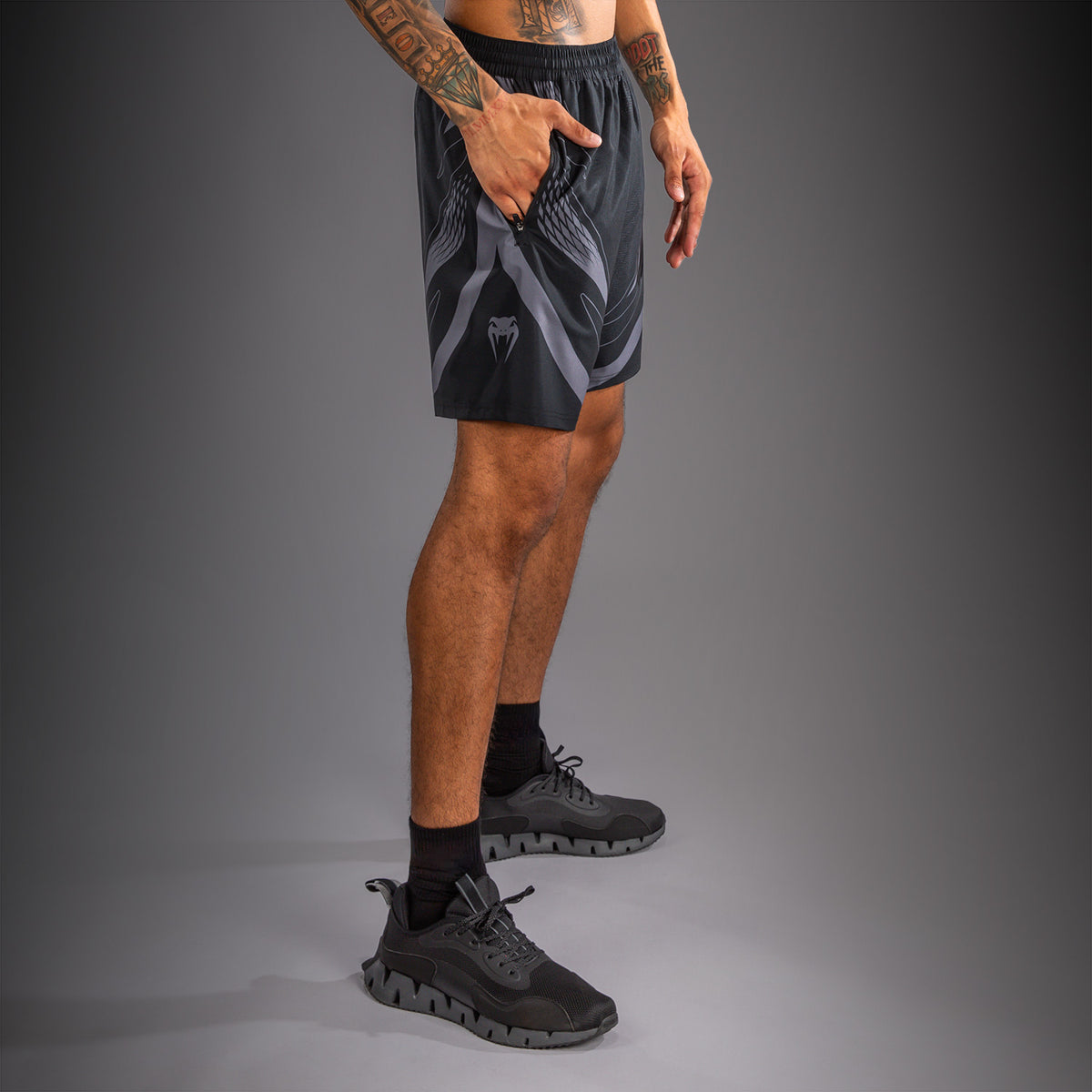 Venum Amazonia Reborn Training Shorts - Black/Grey
