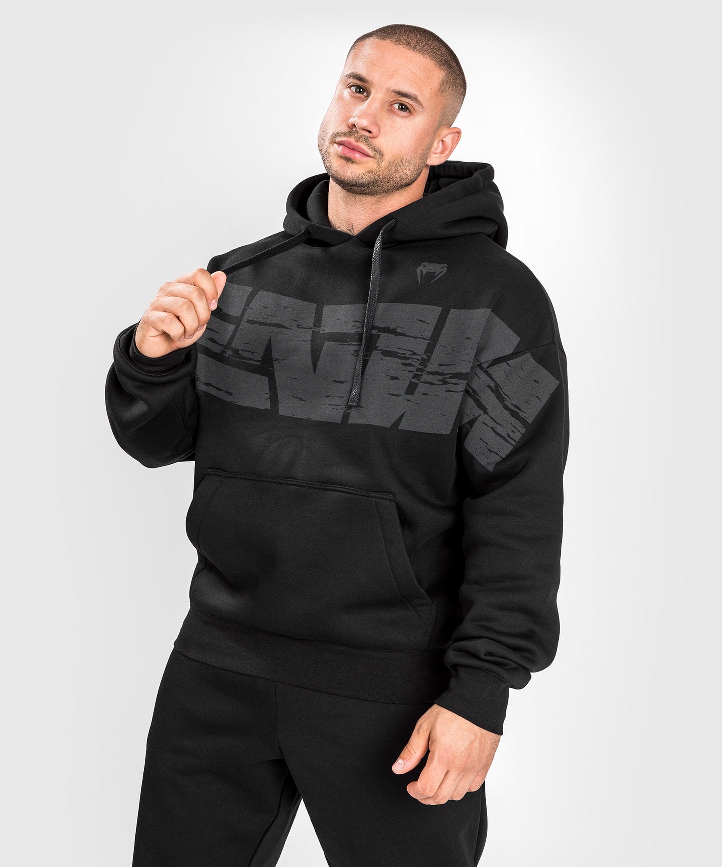 VENUM CONNECT XL HOODIE - OVERSIZE FIT - BLACK