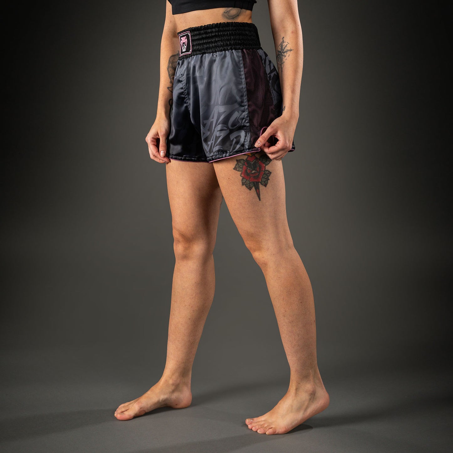 Kaz x Venum Muay Thai Shorts - Black